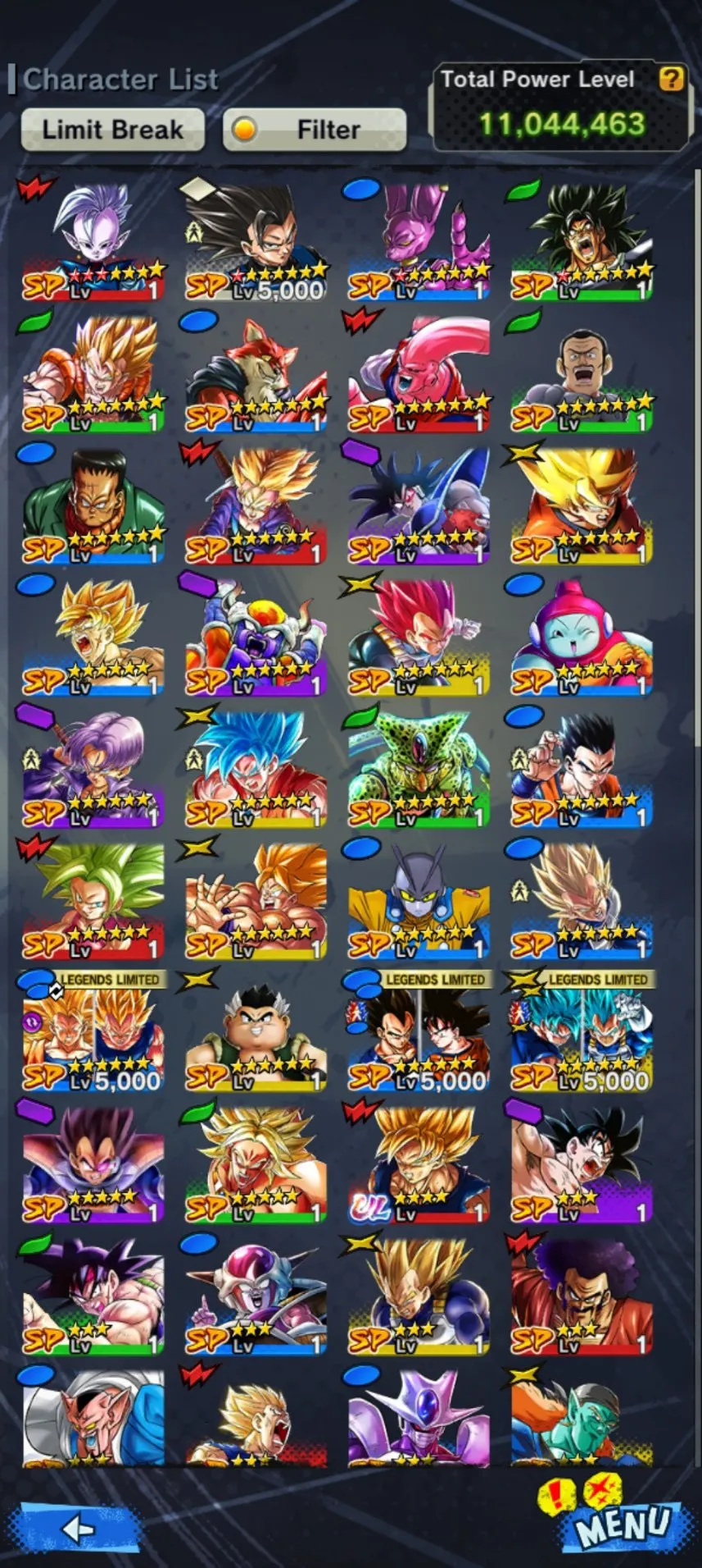 IOS+Android-2 New Banner-Fusion God SS Goku and Vegeta+Vegeta and Goku-Goku Uis+SS 2 and SS 3 Goku and Vegeta+Goku Kid+God SS Vegeta)Broly-Have Equipment-DR485