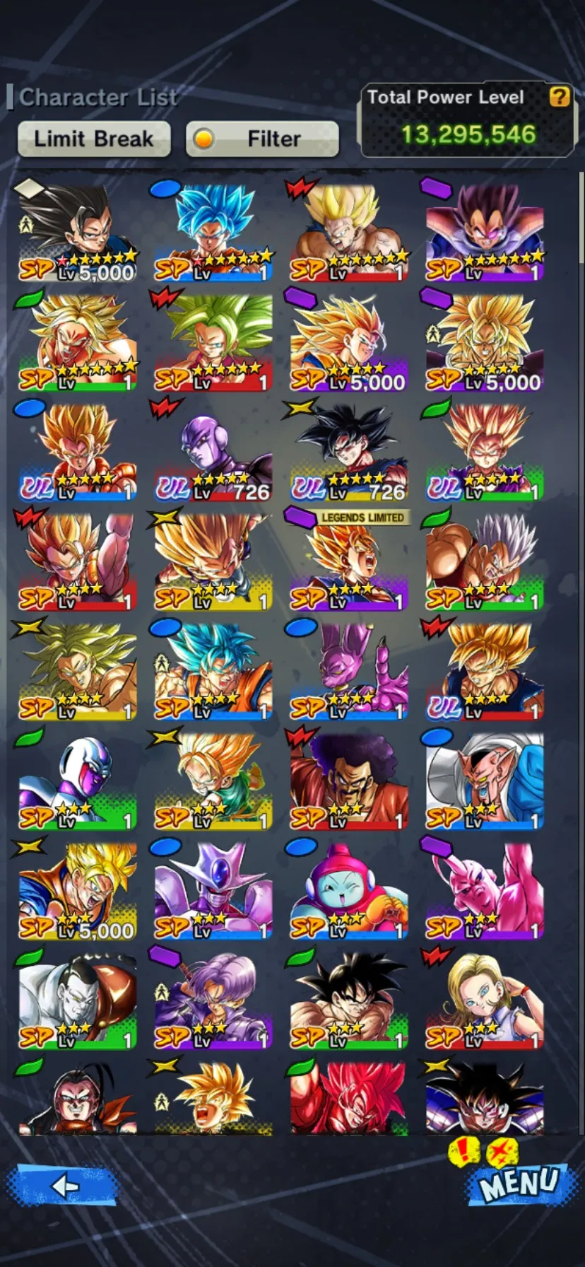 IOS+Android-4 ULTRA Goku Uis+SS 2 Gohan+Hit+Super Gogeta+Soul+event-Dr500