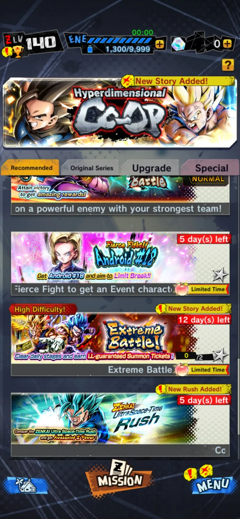 IOS+Android-4 ULTRA Goku Uis+SS 2 Gohan+Hit+Super Gogeta+Soul+event-Dr500