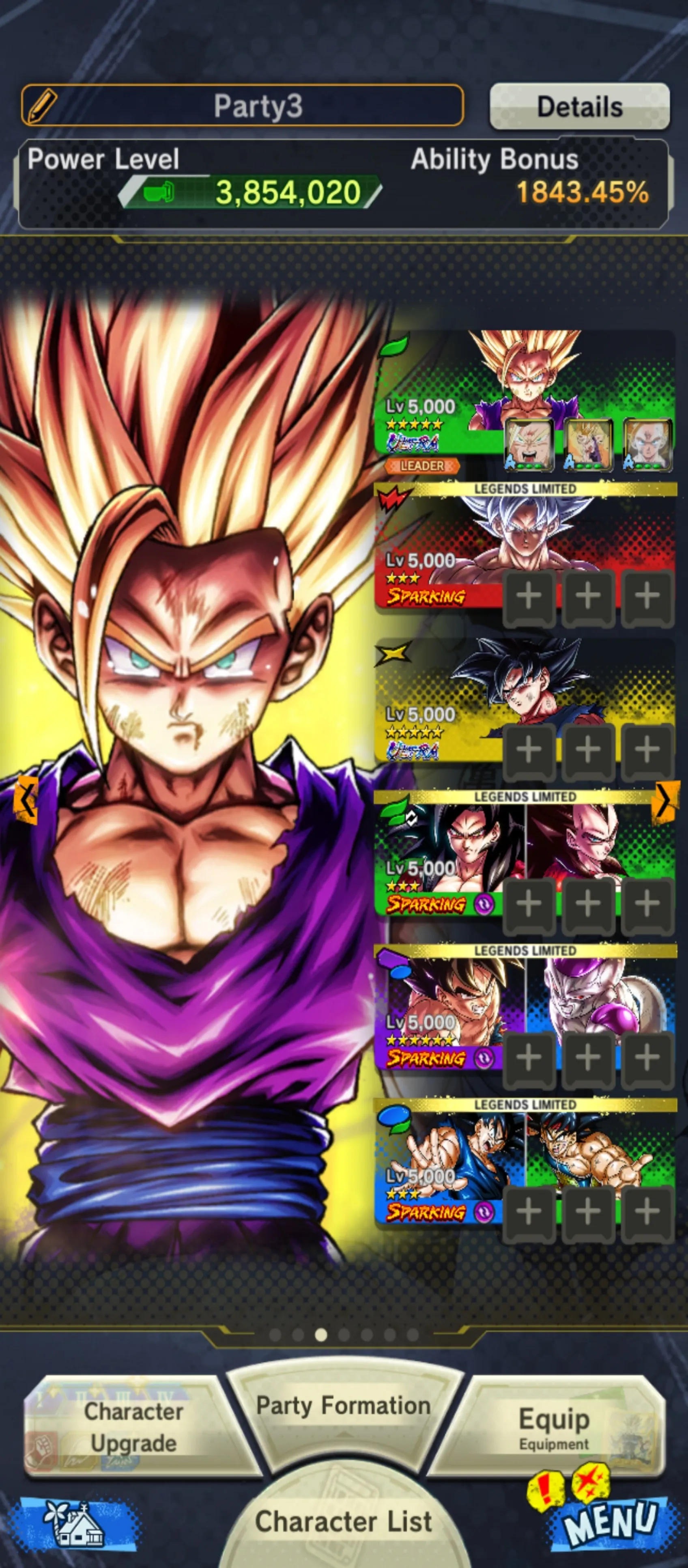 IOS+Android-5 UL(Gohan+Goku Uis+Rose+Broly)+17 LF(Goku and Bardock+Goku and Freiza+SS 4 Goku and Vegeta+SS 3 Goku+Namek Goku+God SS Vegtio)-Good Sparking+Zenkai+Equipment-DR501