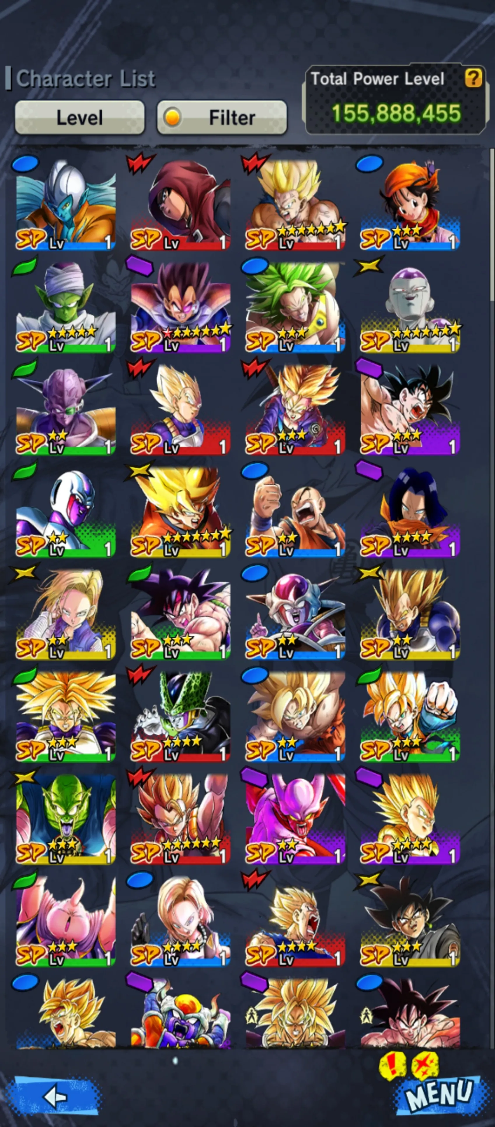 IOS+Android-5 UL(Gohan+Goku Uis+Rose+Broly)+17 LF(Goku and Bardock+Goku and Freiza+SS 4 Goku and Vegeta+SS 3 Goku+Namek Goku+God SS Vegtio)-Good Sparking+Zenkai+Equipment-DR501
