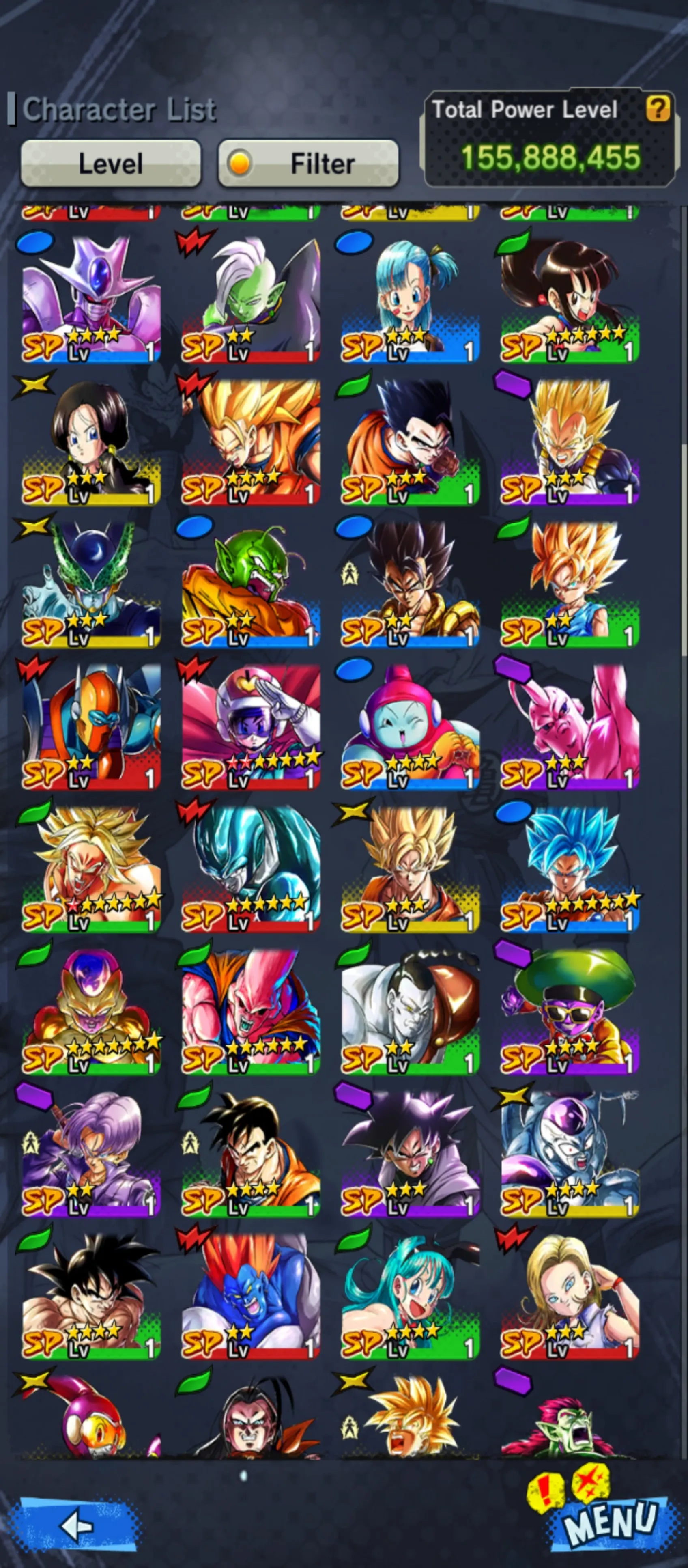 IOS+Android-5 UL(Gohan+Goku Uis+Rose+Broly)+17 LF(Goku and Bardock+Goku and Freiza+SS 4 Goku and Vegeta+SS 3 Goku+Namek Goku+God SS Vegtio)-Good Sparking+Zenkai+Equipment-DR501