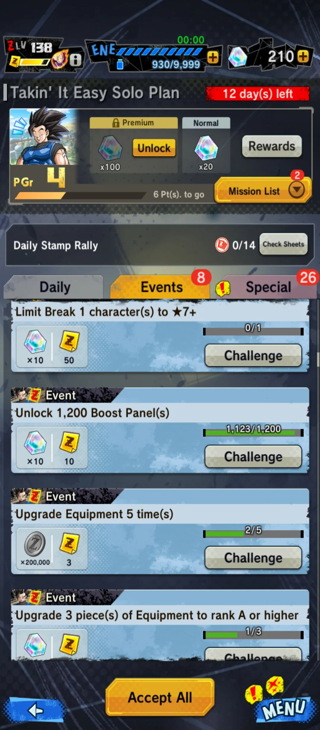 DR504-IOS+Androi-UL SS 2 Gohan 8 Star-Beast Gohan+SS Gohan-SS 2 Gohan+Cell-Have Equipment-DR504
