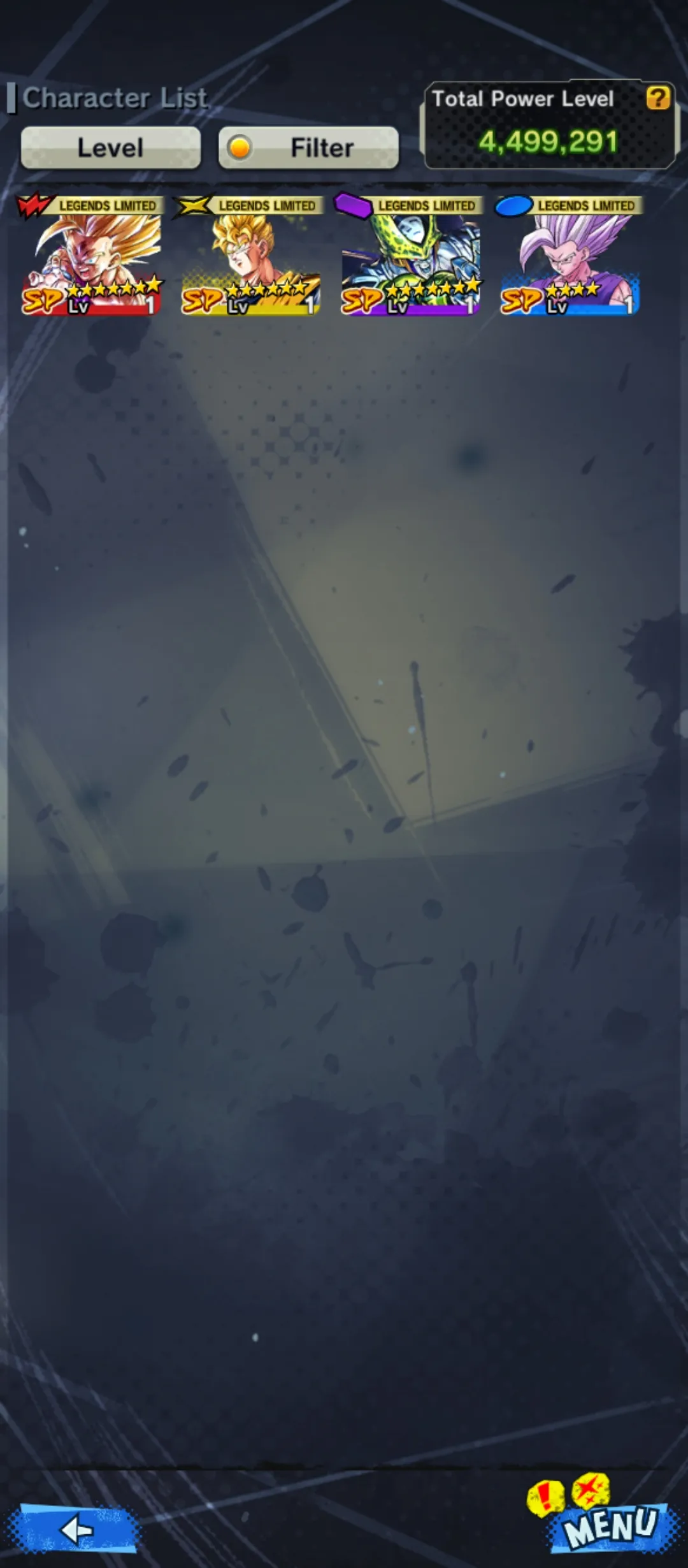 IOS+Android-UL Gohan Full Red Star+Goku+Beast Gohan+SS Gohan 7 star+Perfect Cell 7 Star-Have Equipment-Soul+Event-DR506