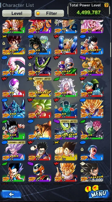 IOS+Android-UL Gohan Full Red Star+Goku+Beast Gohan+SS Gohan 7 star+Perfect Cell 7 Star-Have Equipment-Soul+Event-DR506