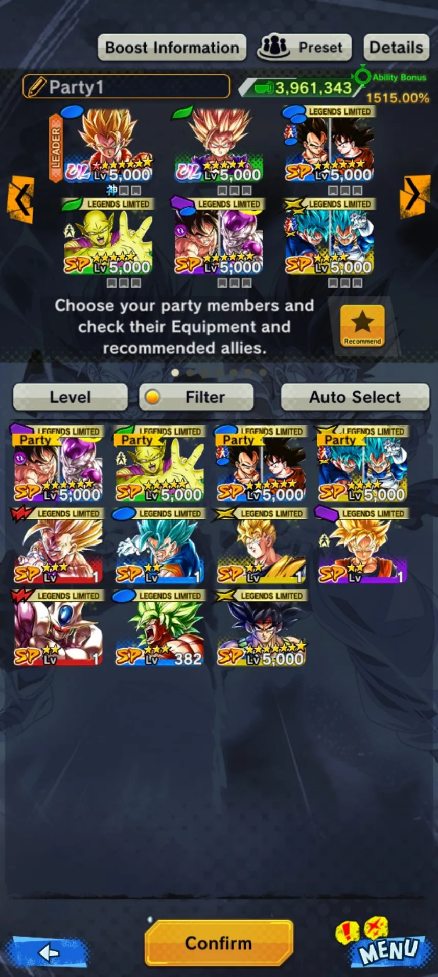 IOS+Android-3 UL(Gohan+Super Gogeta)+11 LF(Fusion God SS Goku and Vegeta+Vegeta and Goku+SS Vegito+Piccolo+Goku And Frieza+Bardock+SS Gohan)-Good Equipment-DR514
