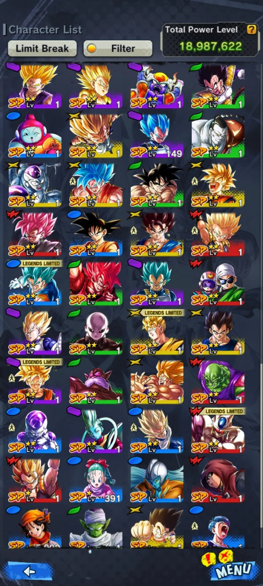 IOS+Android-3 UL(Gohan+Super Gogeta)+11 LF(Fusion God SS Goku and Vegeta+Vegeta and Goku+SS Vegito+Piccolo+Goku And Frieza+Bardock+SS Gohan)-Good Equipment-DR514