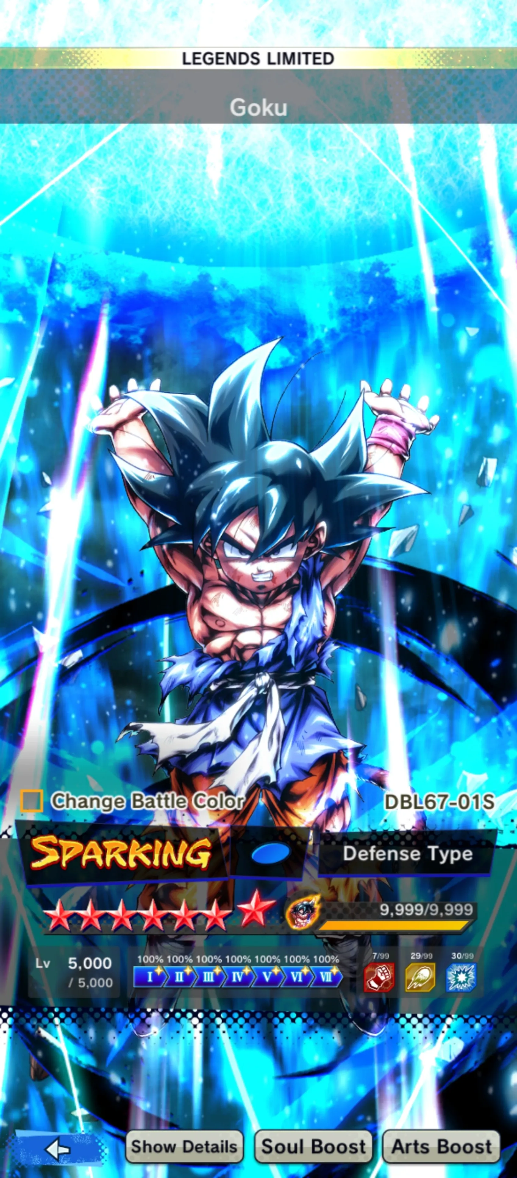 IOS+Android-VIP Team GT-20 Legends Limited(Goku GT Full Red star+SS4 Gogeta+SS3 Goku+SS4 Goku and Vegeta+Goku Kid)-Nice Equiment+Many Sparking Good star-DR517