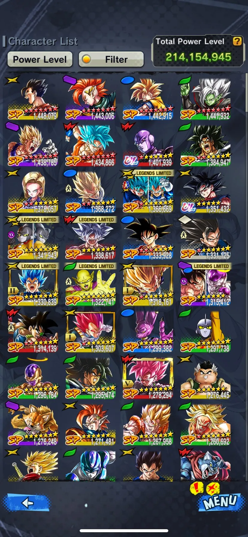 IOS+Android-3 UL(Goku Uis+Hit)+22 Legend Limited+Zenkai+Sparking Good Star-Good Equipment-(Fusion God SS Goku and Vegeta Red star+God SS Vegeta Zenkai+Piccolo+Goku and Frieza+Gamma 1 2+Namek Goku)-DR526
