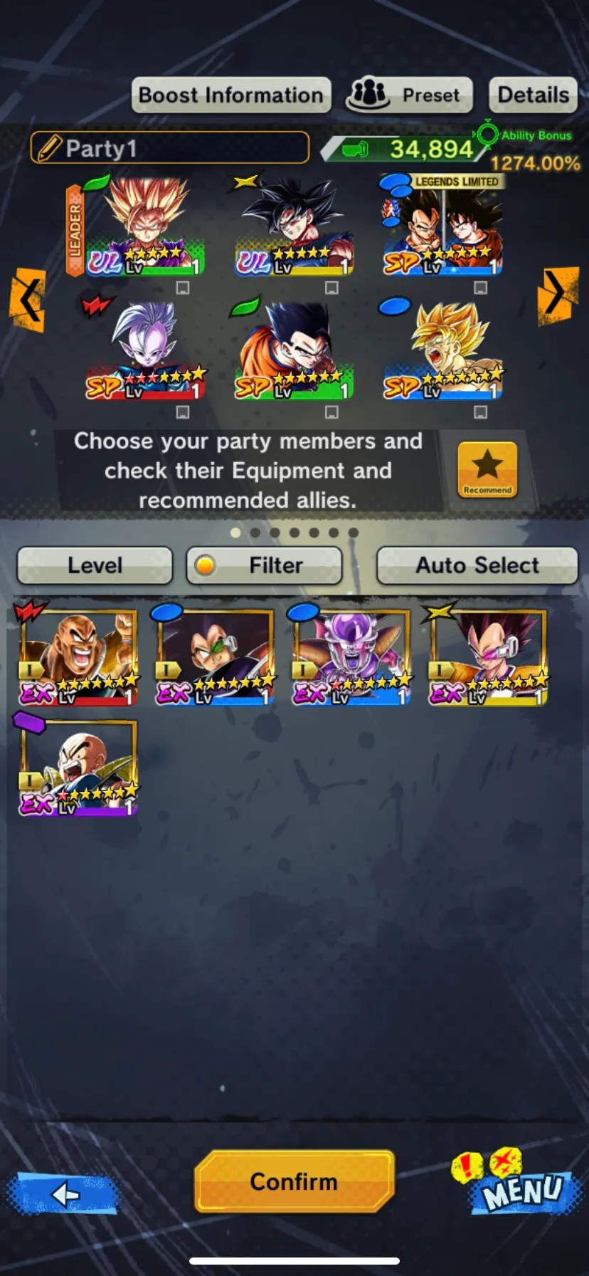 IOS+Android-3 UL(Gohan+Goku Uis)-New Vegeta and Goku+SS3 SS 2 Goku and Vegeta+Beast Gohan+Cell-Have Equipment-DR523