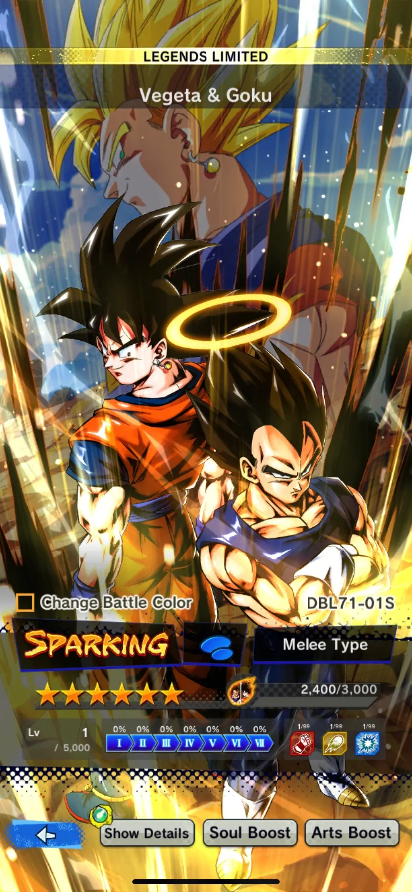 IOS+Android-3 UL(Gohan+Goku Uis)-New Vegeta and Goku+SS3 SS 2 Goku and Vegeta+Beast Gohan+Cell-Have Equipment-DR523