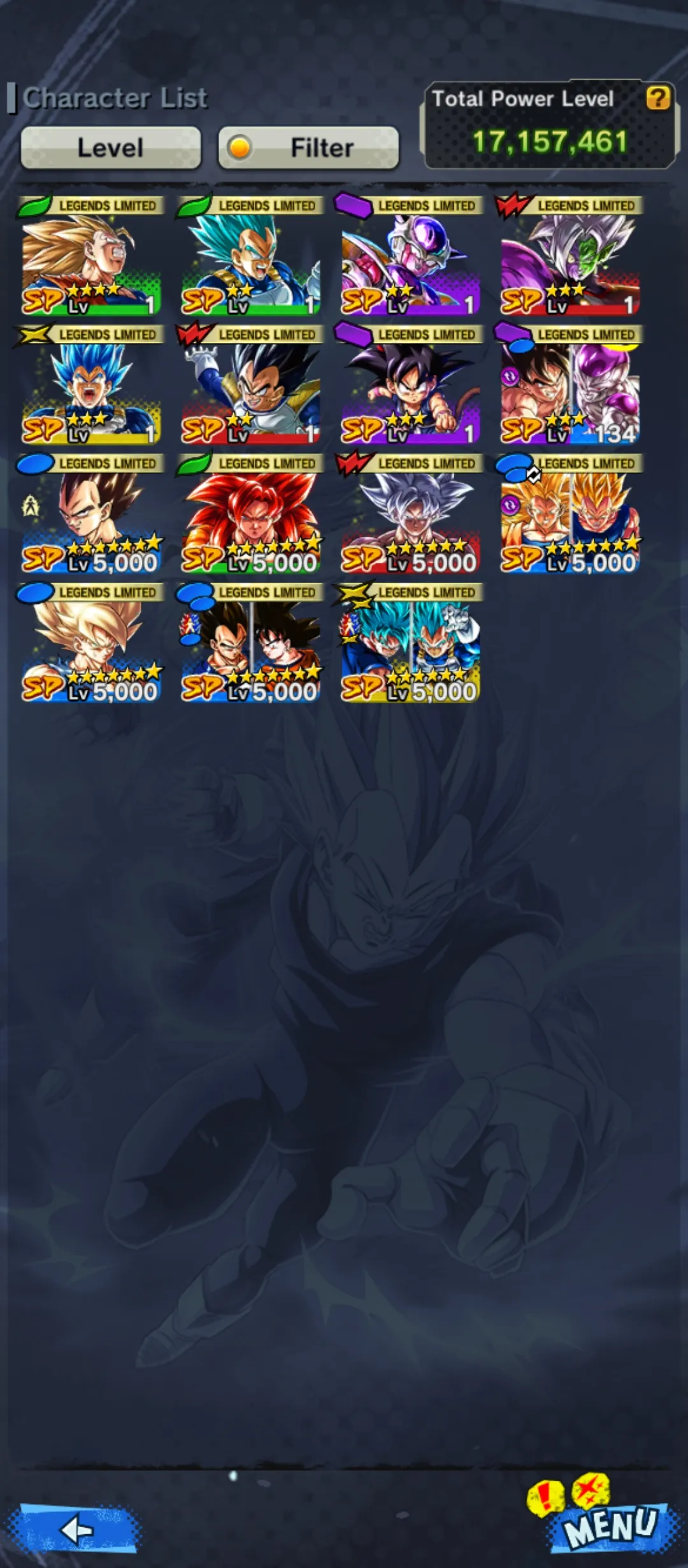 IOS+Android-Good Legends Limited-2 New Fusion+SS 3 SS 2 Goku and Vegeta+Goku and Freiza+Goku Kid+SS 4 Gogeta+Namek Goku-Goku Uis)-Good Equipment-DR527
