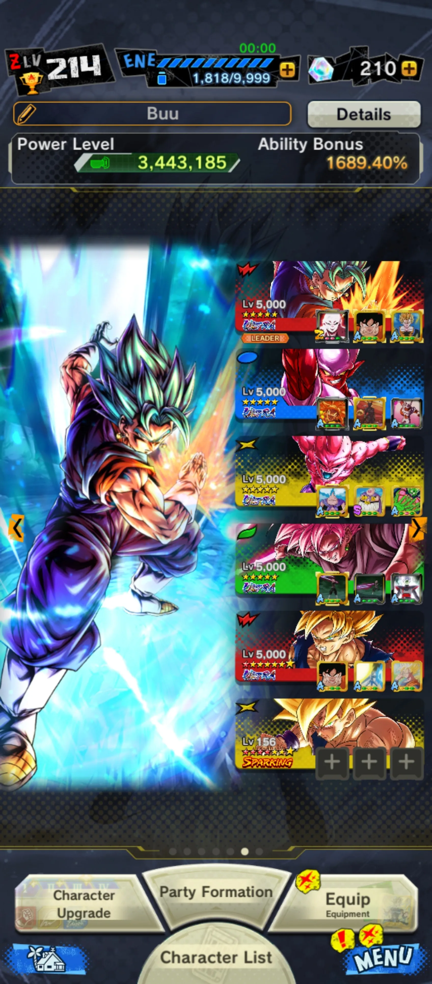 Good Acc-5 UL(Vegito Blue+Rose+Jamnemba+Buu Kid)+Team GT-28 Legends Limited+Sparking+Zenkai Good star+Vip Equipment-Ultimate Gohan+Vegeta and Goku+Pikkon+Goku Uis+Beast Gohan+SS4 Gogeta+SS4 Goku and Vegeta+Goku GT-DR532