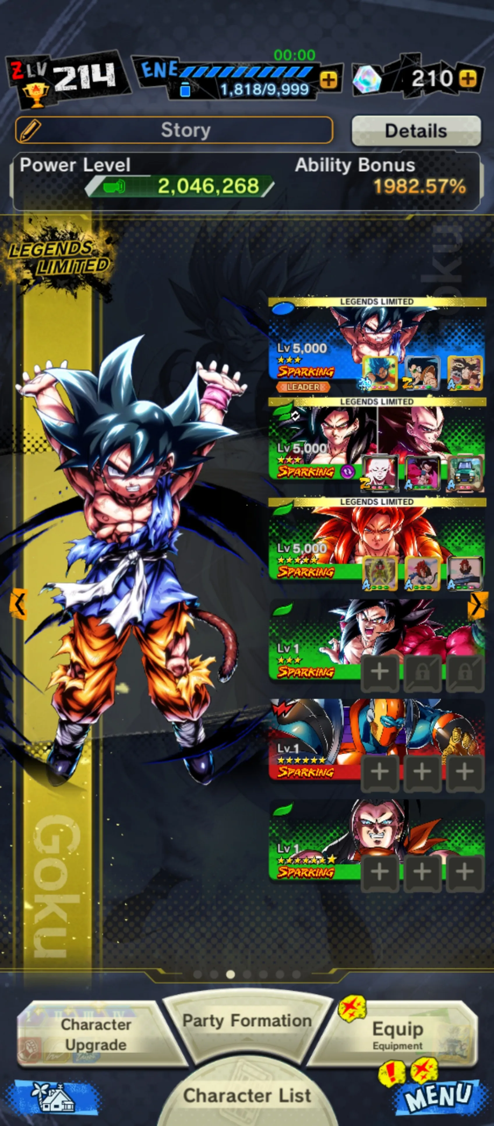 Good Acc-5 UL(Vegito Blue+Rose+Jamnemba+Buu Kid)+Team GT-28 Legends Limited+Sparking+Zenkai Good star+Vip Equipment-Ultimate Gohan+Vegeta and Goku+Pikkon+Goku Uis+Beast Gohan+SS4 Gogeta+SS4 Goku and Vegeta+Goku GT-DR532