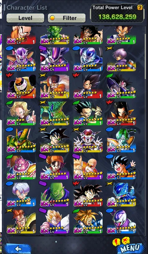 Good Team+29 Legends Limited+Sparking+Zenkai Good Star+Vip Equipment-2 New Fusion+Ultimate Gohan+SS4 Gogeta+Goku Uis+SS3 SS2 Goku and Vegeta+God SS Vegeta+Piccolo+Bardock+Namek Goku+Beast Gohan-DR535
