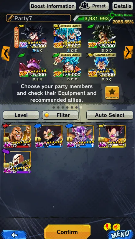 IOS+Android-UL Goku Uis+New Fusion God SS Goku and Vegeta+God SS Goku+God SS Vegeta+Jiren Zenkai+Piccolo+Bardock-Have Equipment-DR539