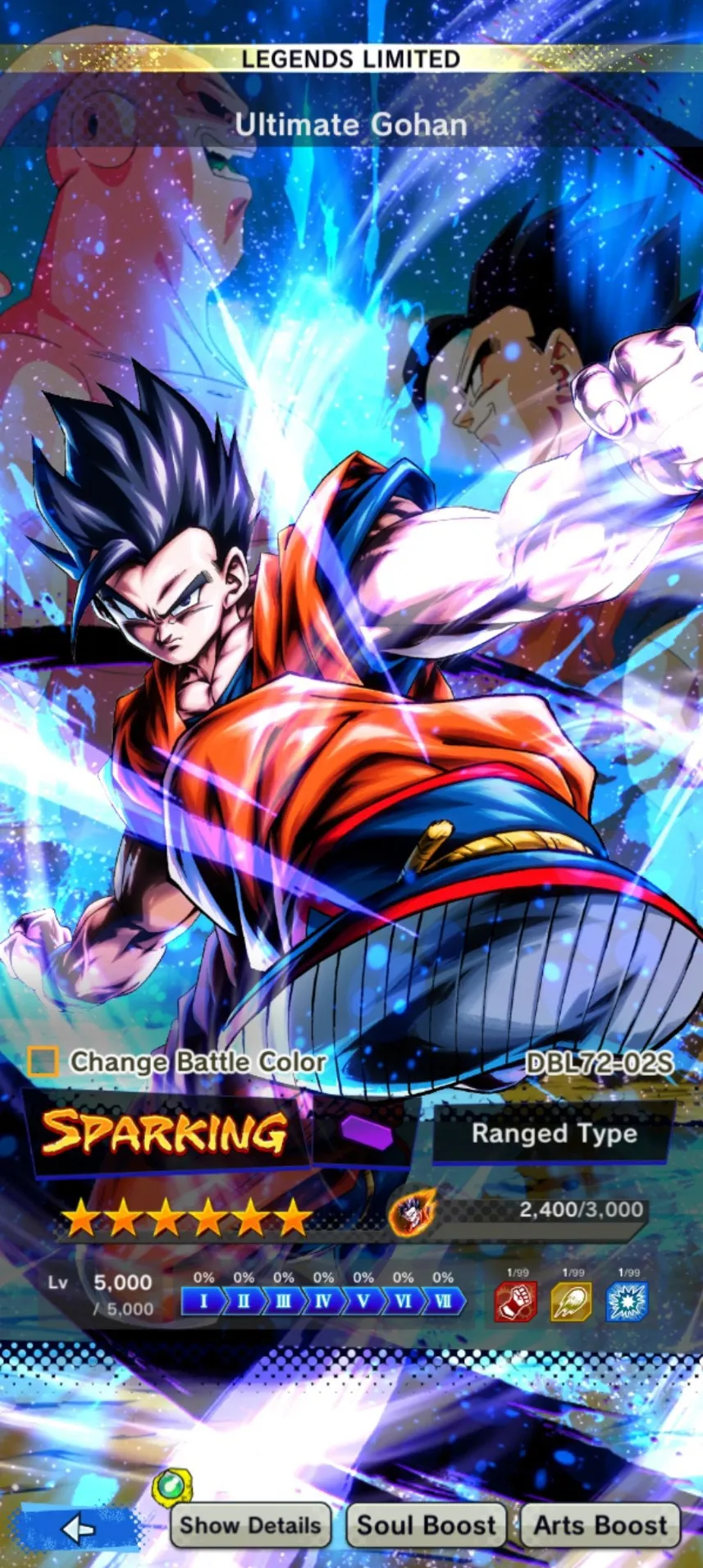 IOS+Android-UL(Gohan+Super Gogeta)-New Ultimate Gohan+SS Gohan+Perfect Cell+Trunks+Majin Buu-have Equipment-DR549