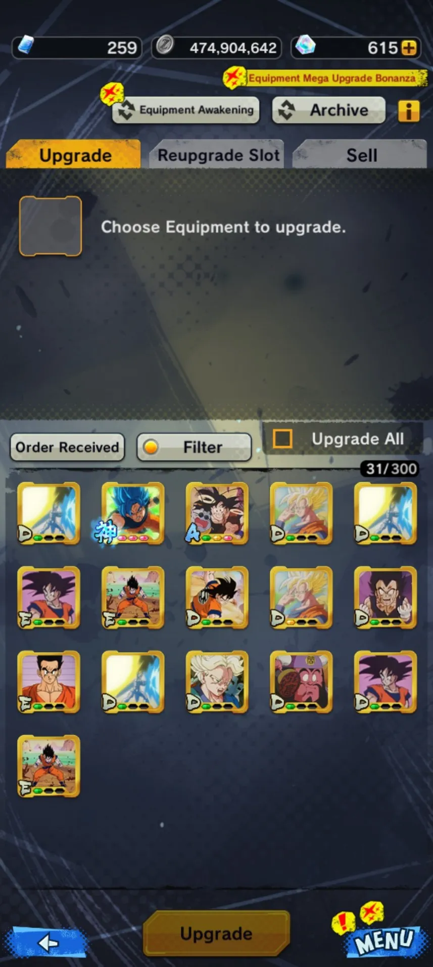 IOS+Android-UL(Gohan+Super Gogeta)-New Ultimate Gohan+SS Gohan+Perfect Cell+Trunks+Majin Buu-have Equipment-DR549