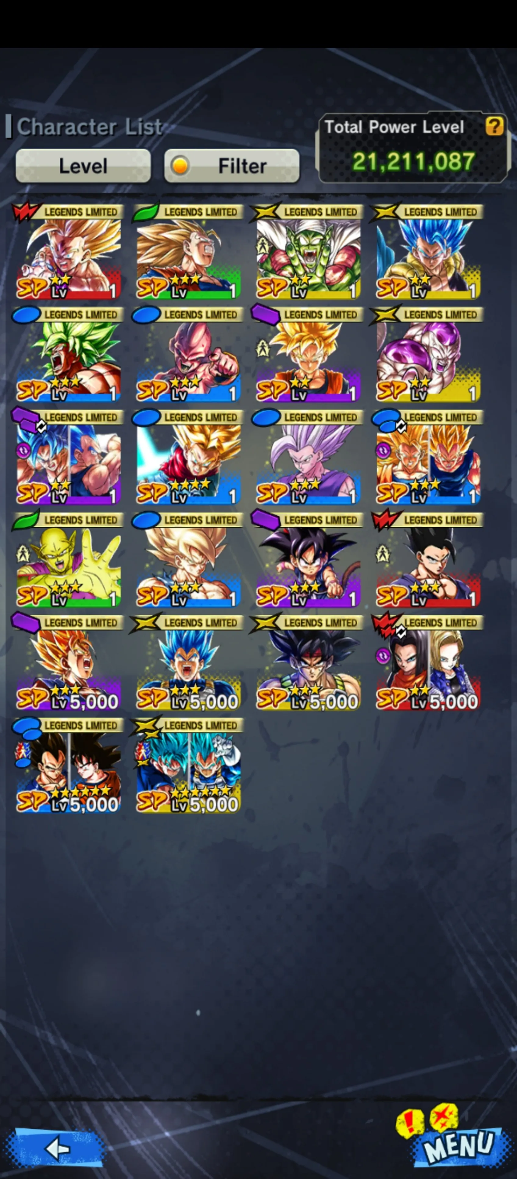 DR610-IOS+Android-UL Goku Uis+Ultimate Gohan+2 New Fusion Good Star+22 Legends Limited-Beast Gohan+Goku Kid+Piccolo+Namek Goku+God SS Vegeta+Frieza-Have Equipment-DR610