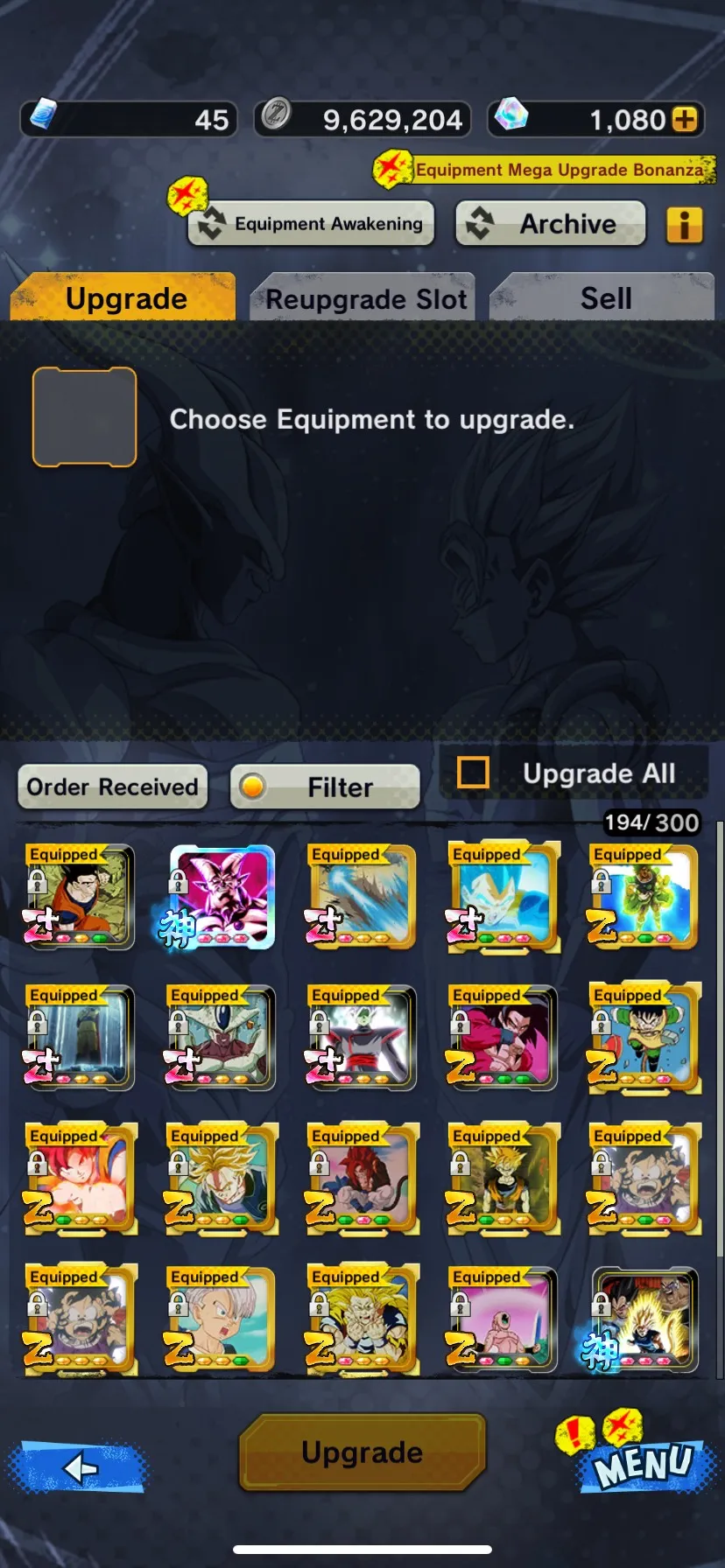 DR606-IOS+Android-New Ultimate Gohan Full Red Star+18 Legends Limited Good Star+Vip Equipment-Fusion Vegeta and Goku+Beats Gohan+Trunks Red Star+Goku Kid+Goku GT+SS4 Gogeta-DR606