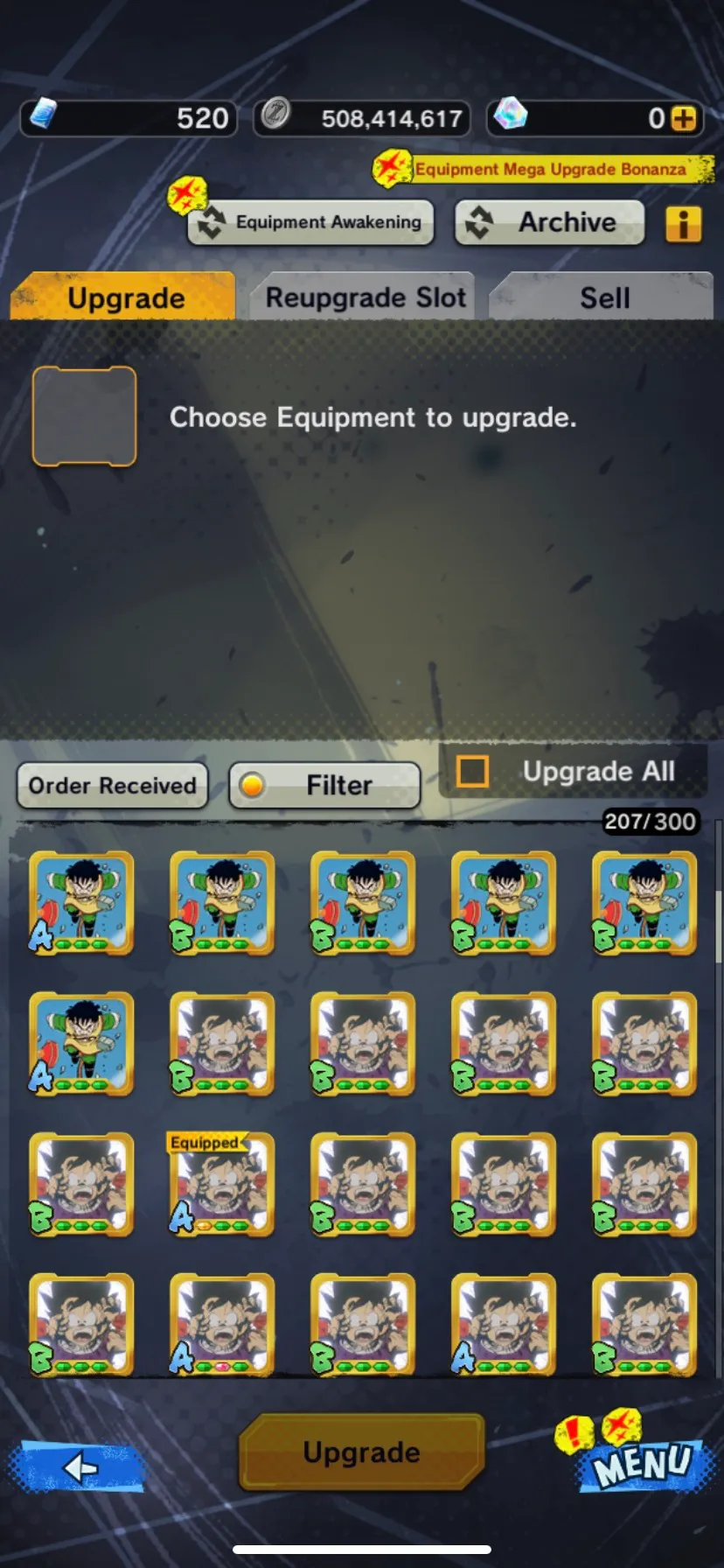IOS+Android-UL Vegito+New Ultimate Gohan+SS God SS Goku+11 Legends Limited Nappa+Goku and Frieza+Goku GT+SS Gohan V3-Good Equipment-DR601