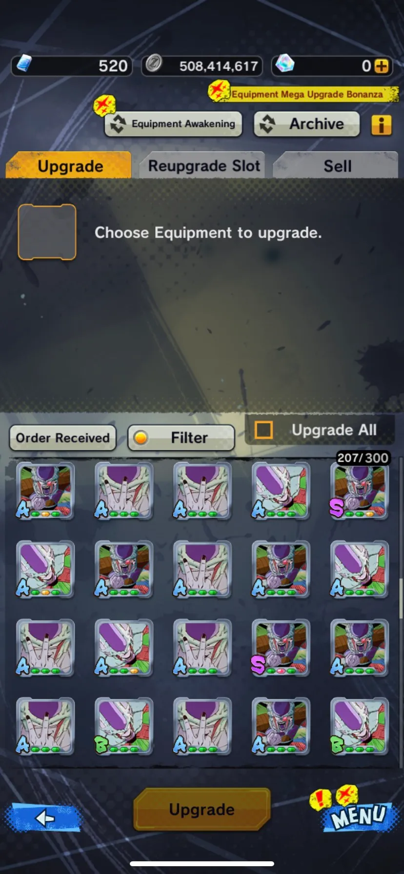 IOS+Android-UL Vegito+New Ultimate Gohan+SS God SS Goku+11 Legends Limited Nappa+Goku and Frieza+Goku GT+SS Gohan V3-Good Equipment-DR601