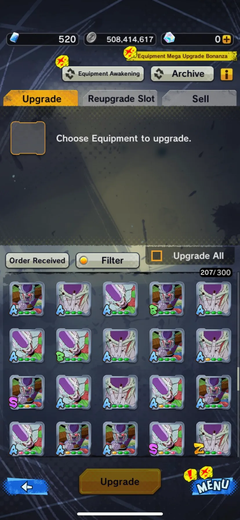 IOS+Android-UL Vegito+New Ultimate Gohan+SS God SS Goku+11 Legends Limited Nappa+Goku and Frieza+Goku GT+SS Gohan V3-Good Equipment-DR601