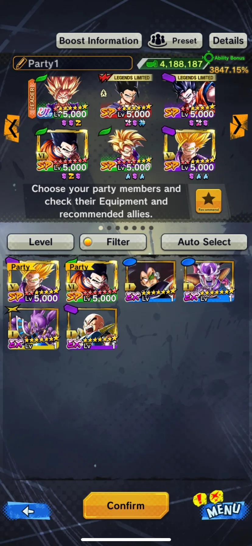 DR607-VIP Team Gohan-ULGohan Red Star+New Ultimate Gohan Red Star+Gohan Purple Red Star+16 Legends Limited-Good Equipment-DR607