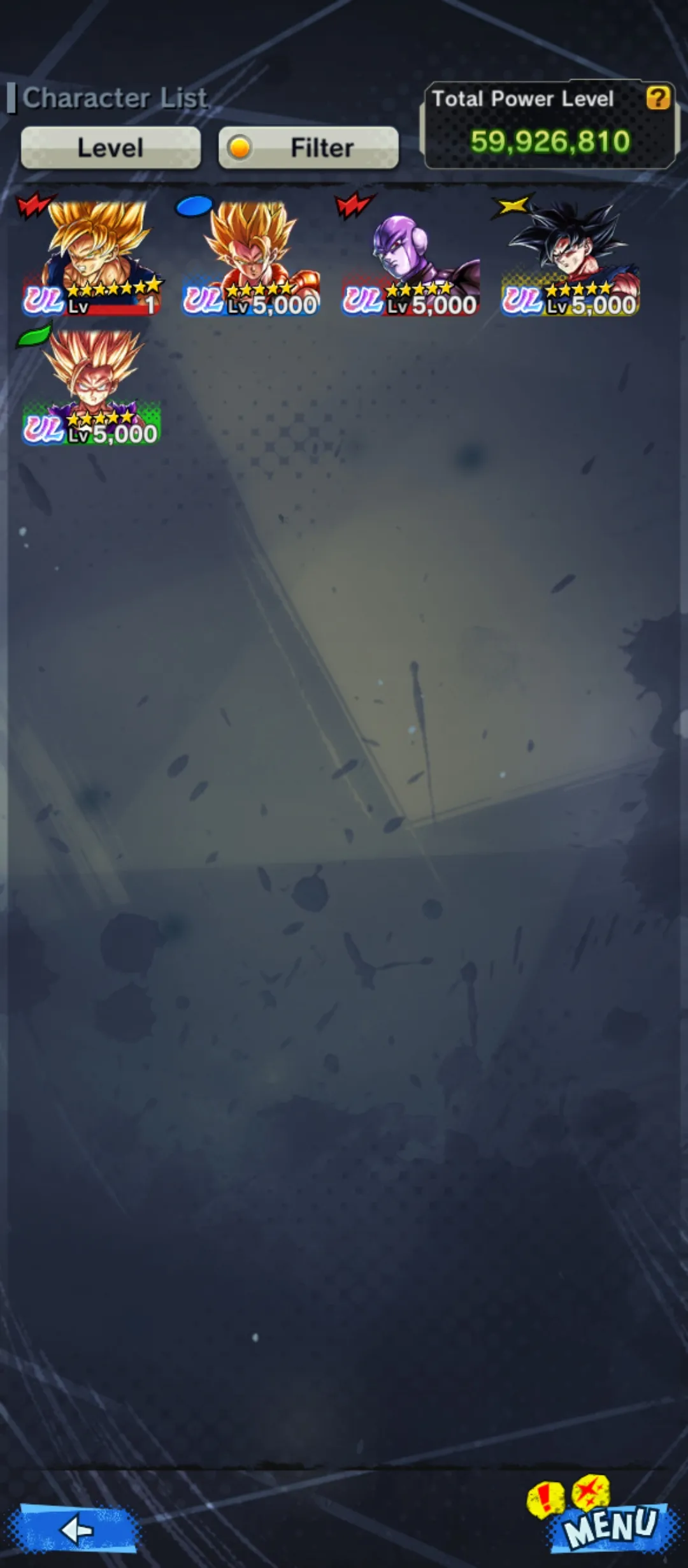 DR627-IOS+Android-5 UL(Goku Uis+Gohan+Hit+Super Vegtio)+15 Legends Limited-Good Equipment-Beast Gohan+SS4 Goku+God SS Gogeta+God SS Goku+God SS Vegeta+Cell-DR627