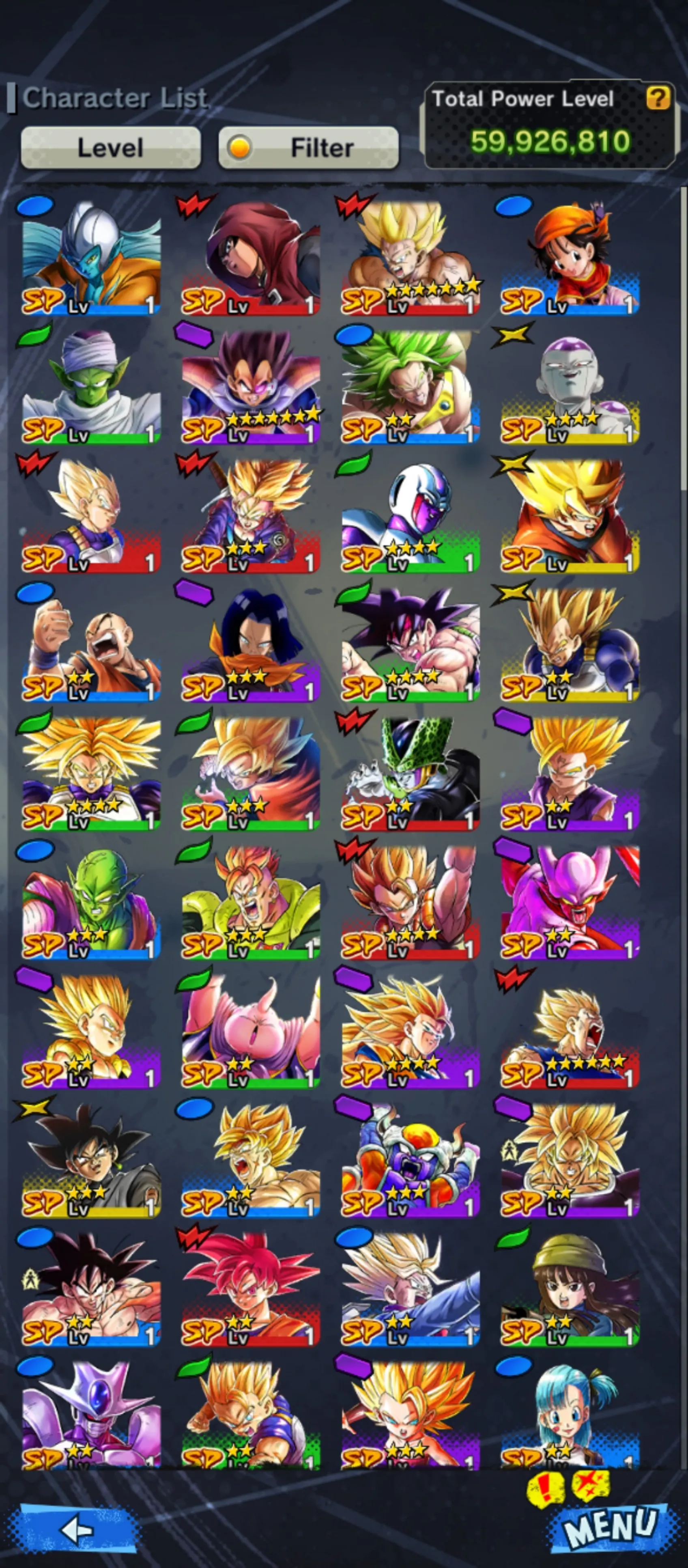 DR627-IOS+Android-5 UL(Goku Uis+Gohan+Hit+Super Vegtio)+15 Legends Limited-Good Equipment-Beast Gohan+SS4 Goku+God SS Gogeta+God SS Goku+God SS Vegeta+Cell-DR627