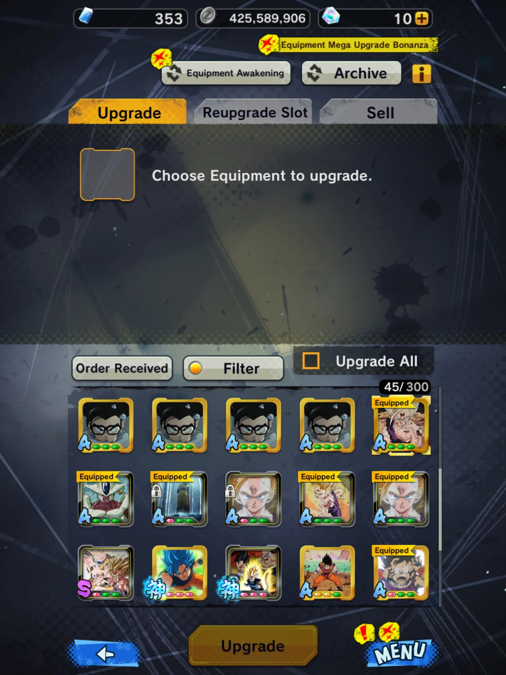DR614-IOS+Android-Team Gohan-UL Gohan+Ultimate Gohan+Beast Gohan Purple+SS Gohan V3+SS 2 Gohan-Good Equipment-DR614