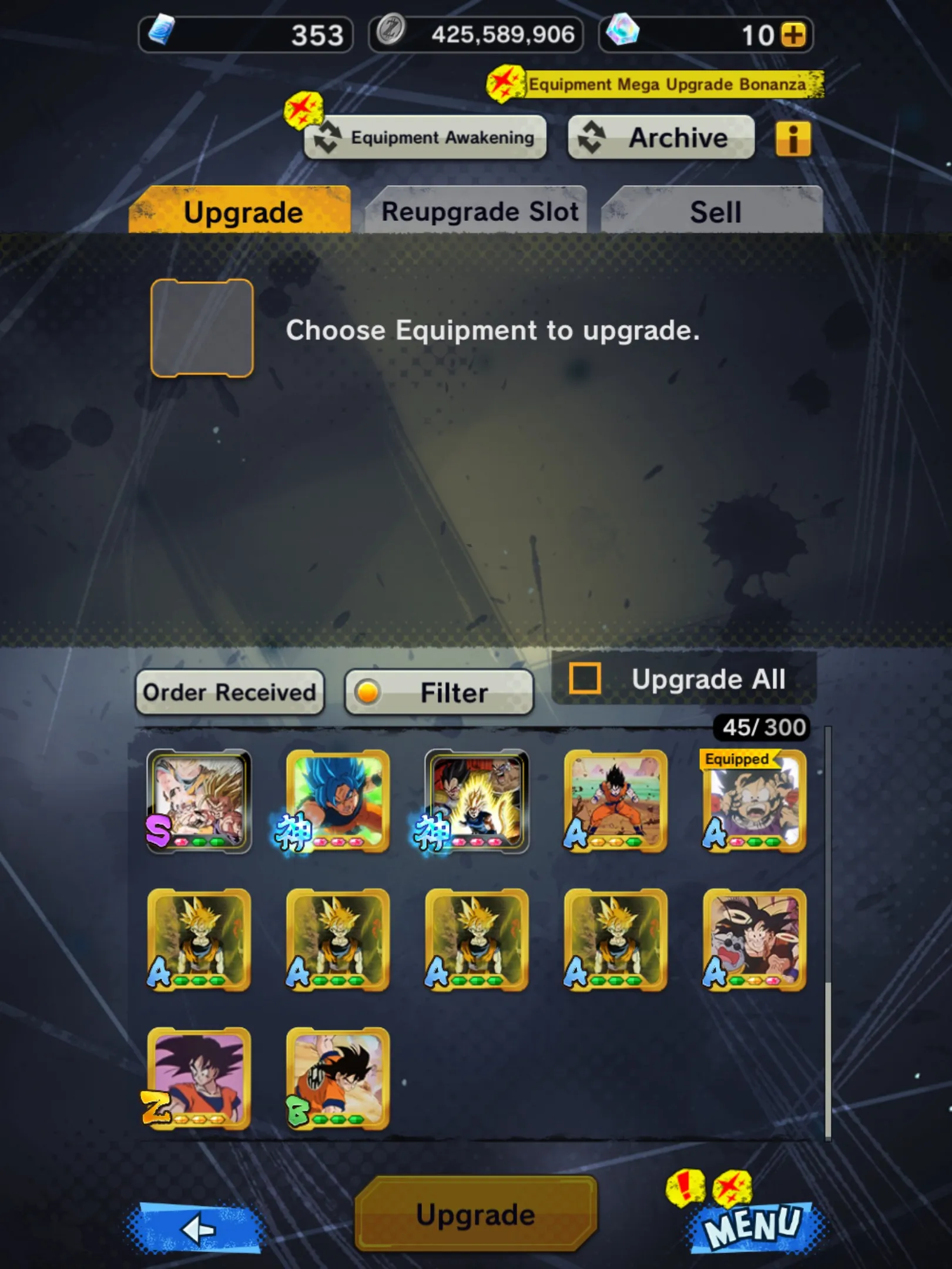 DR614-IOS+Android-Team Gohan-UL Gohan+Ultimate Gohan+Beast Gohan Purple+SS Gohan V3+SS 2 Gohan-Good Equipment-DR614