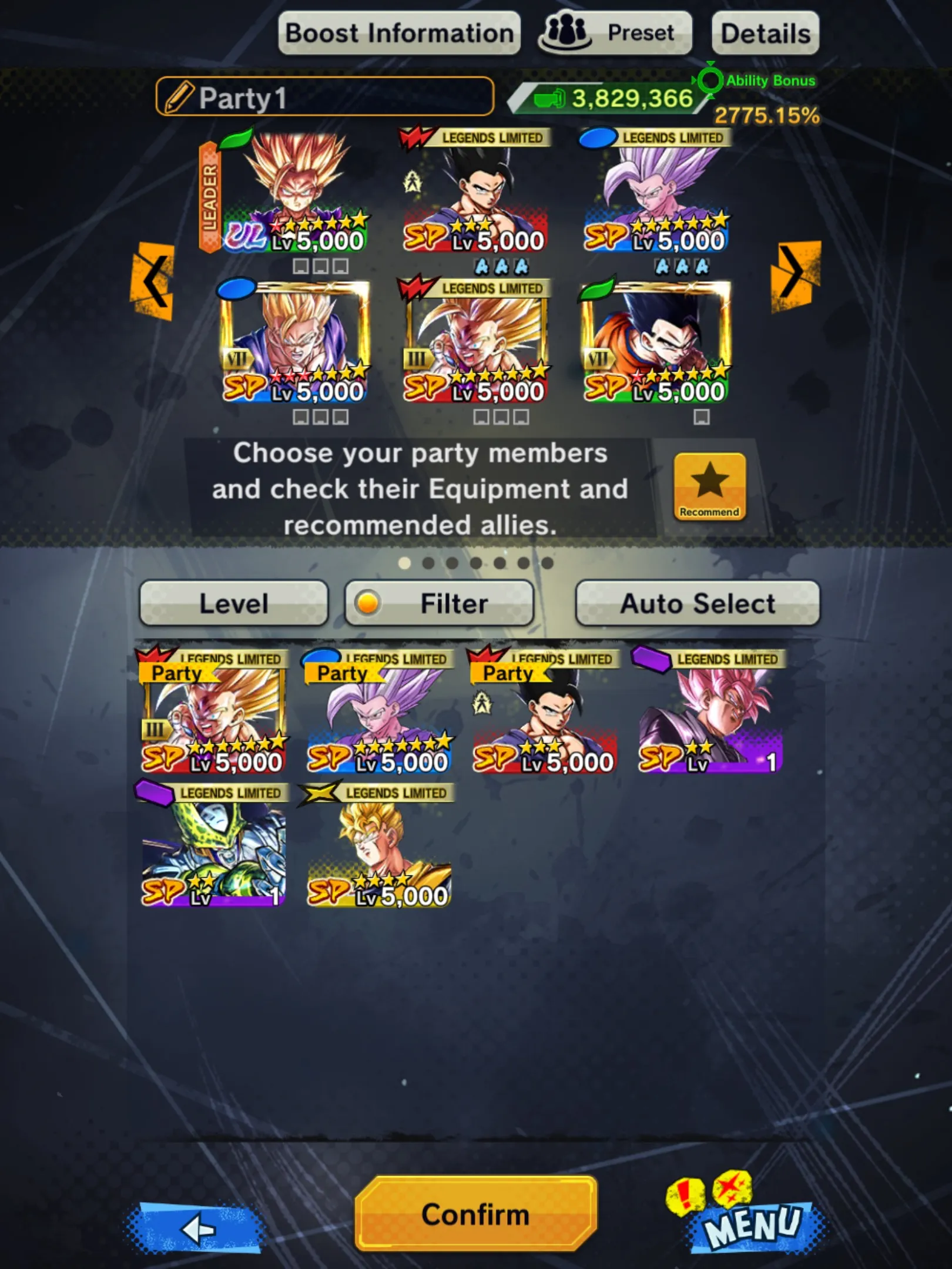 DR614-IOS+Android-Team Gohan-UL Gohan+Ultimate Gohan+Beast Gohan Purple+SS Gohan V3+SS 2 Gohan-Good Equipment-DR614