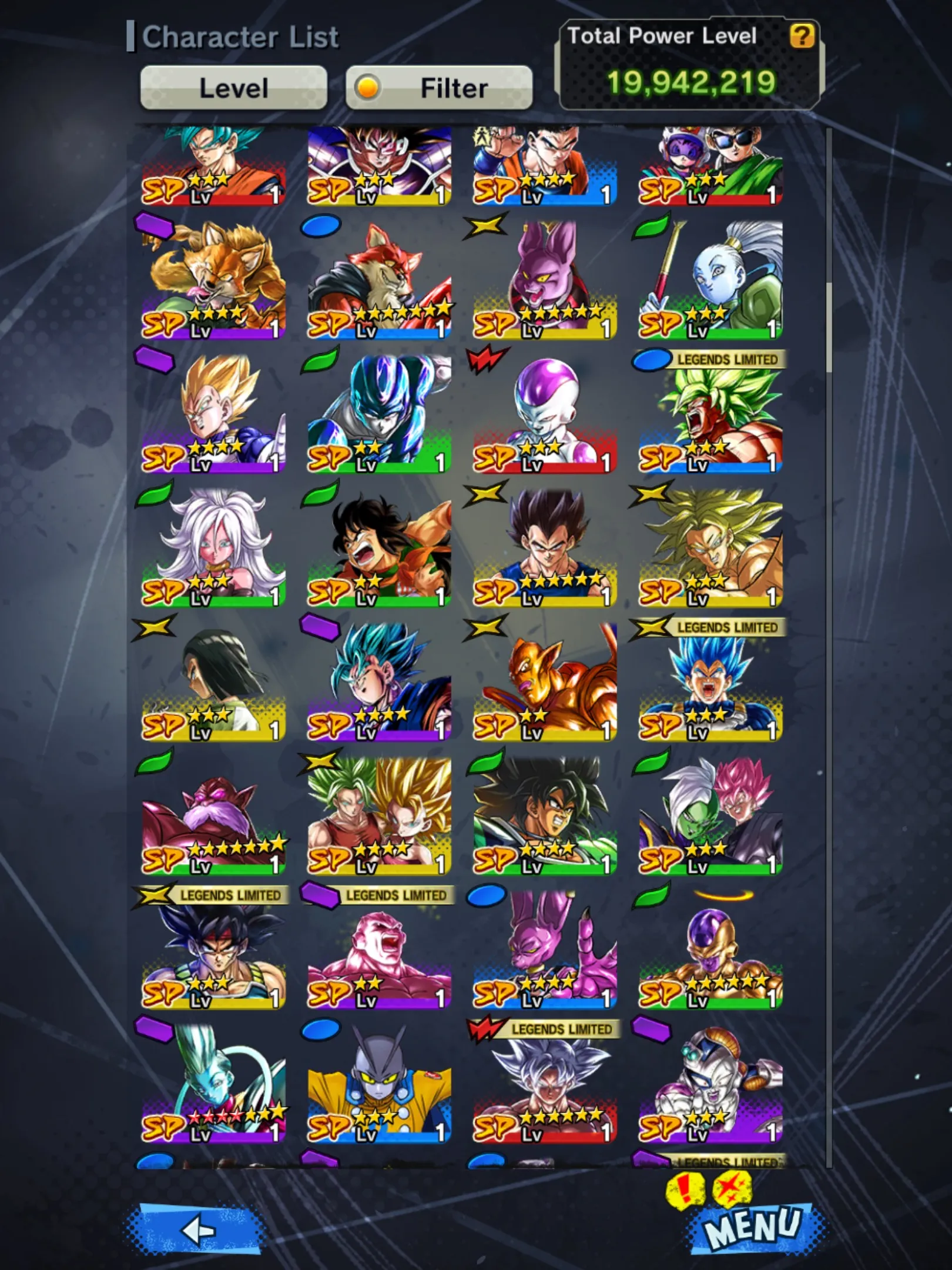 IOS+Android-UL Goku Uis 10 Red Star+10 Legends Limited Good Star-Fusion God SS Goku&amp;Vegeta+Goku&amp;Frieza+Piccolo v3+Zamasu Red Star+Gammar 1 2-DR631