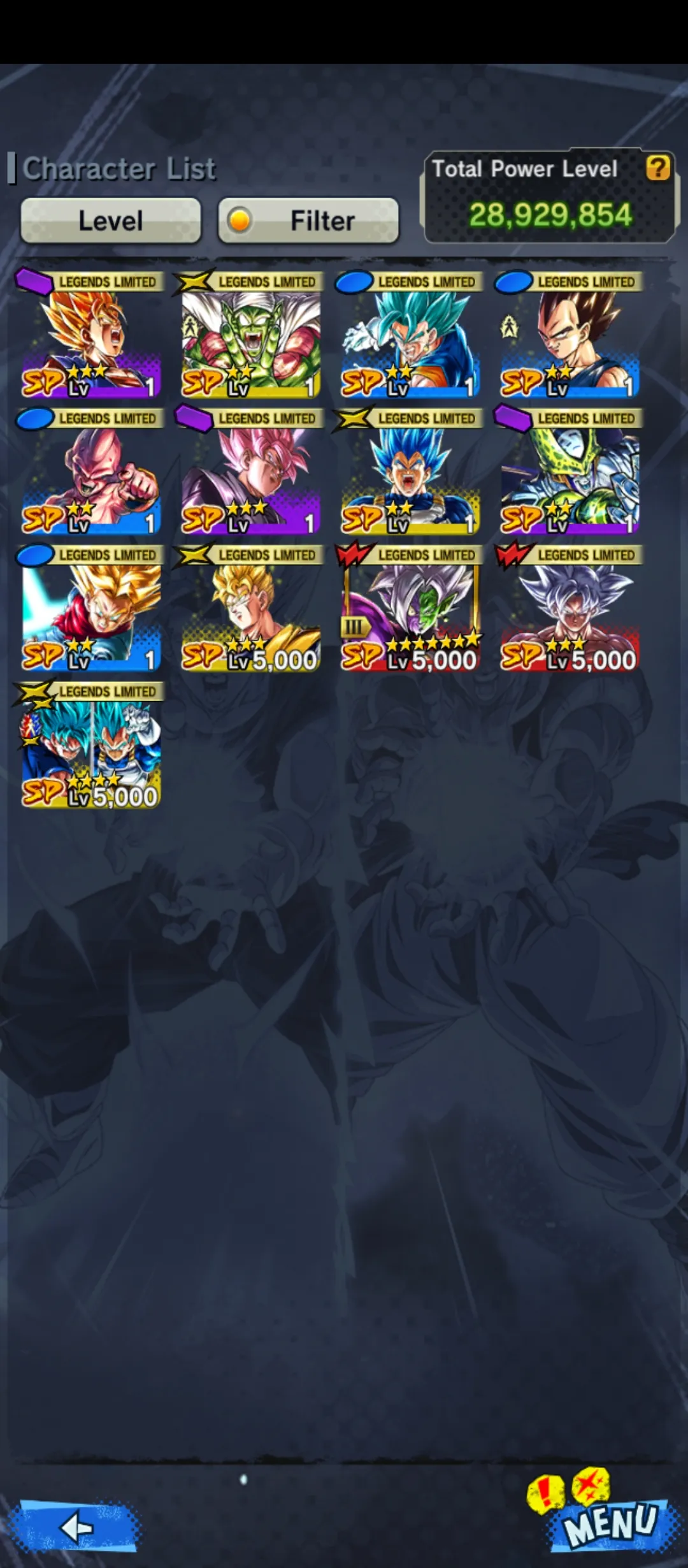 DR643-IOS+Android-4 UL(Goku Uis+Gohan+Super Vegito)+New Fusion God SS Goku and Vegeta+13 Legends Limited-Zamasu 7 Star+Goku Uis+God SS Vegito+God SS Vegeta+SS Gohan V3-Have Equipment-DR643