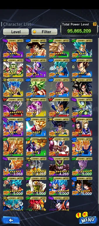 DR644-IOS+Android-Good Acc-UL Frieza+35 Legends Limited Good Star-New SS God Goku+New Ultimate Gohan+2 New Fuison God SS Goku and Vegeta+Vegeta and Goku+Pikkon+SS3 Goku-Good Equipment-DR644