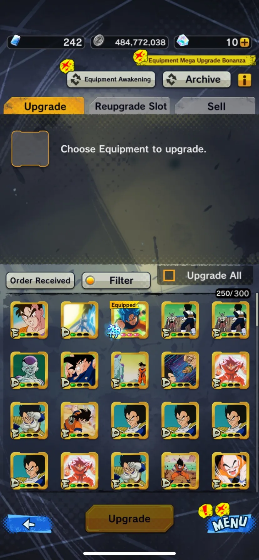 DR642-IOS+Android-Team Gohan-UL Gohan+New Ultimate Gohan-Beast Gohan+Ultimate Gohan V2+Trunks Teen 11 Red Star+Goku GT+Goku UIs-Have Equipment-DR642