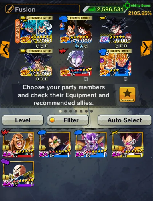 DR610-IOS+Android-UL Goku Uis+Ultimate Gohan+2 New Fusion Good Star+22 Legends Limited-Beast Gohan+Goku Kid+Piccolo+Namek Goku+God SS Vegeta+Frieza-Have Equipment-DR610