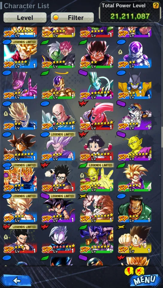 DR610-IOS+Android-UL Goku Uis+Ultimate Gohan+2 New Fusion Good Star+22 Legends Limited-Beast Gohan+Goku Kid+Piccolo+Namek Goku+God SS Vegeta+Frieza-Have Equipment-DR610