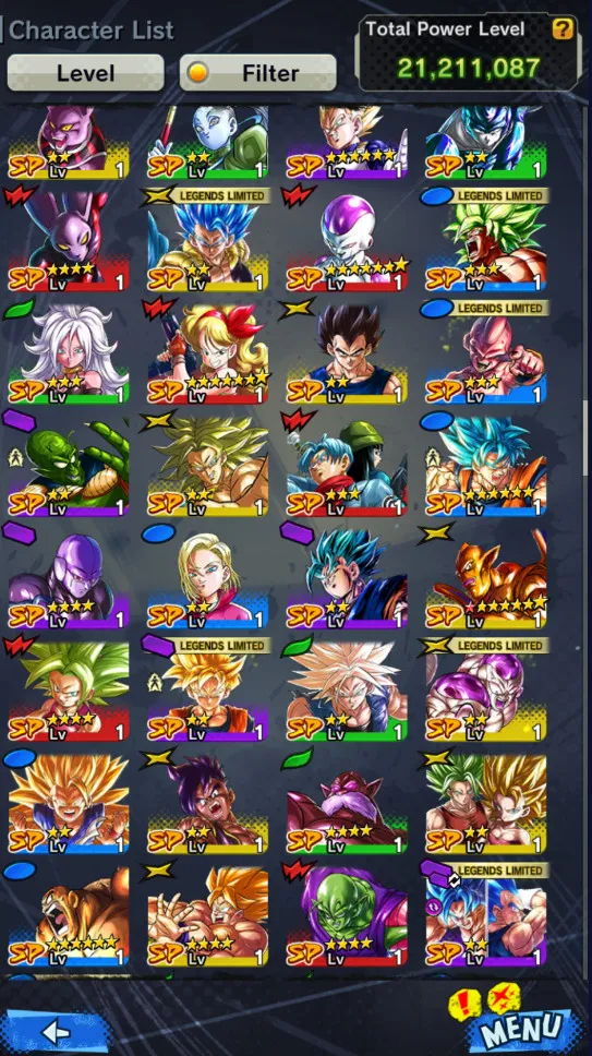 DR610-IOS+Android-UL Goku Uis+Ultimate Gohan+2 New Fusion Good Star+22 Legends Limited-Beast Gohan+Goku Kid+Piccolo+Namek Goku+God SS Vegeta+Frieza-Have Equipment-DR610