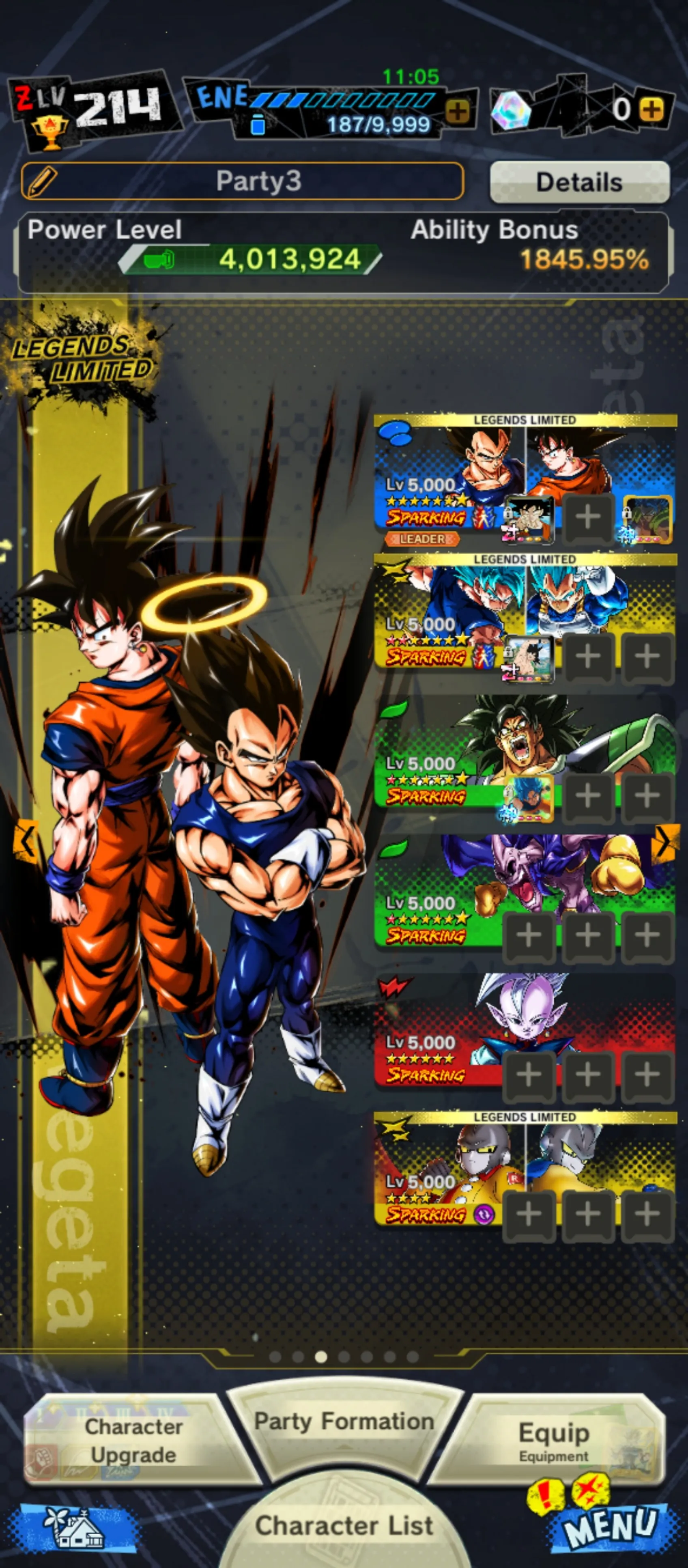 IOS+Android-Full Team Gohan+UL(Gohan+Frieza)+30 Legends Limited+Vip Equipment+New Ultimate Gohan+2 New Fusion God SS Goku and Vegeta+Vegeta and Goku+Goku GT+Piccolo+Goku Uis+SS4 Gogeta+God SS Vegtio+God SS Gogeta+Gammar 1 2+SS4 Goku-DR651