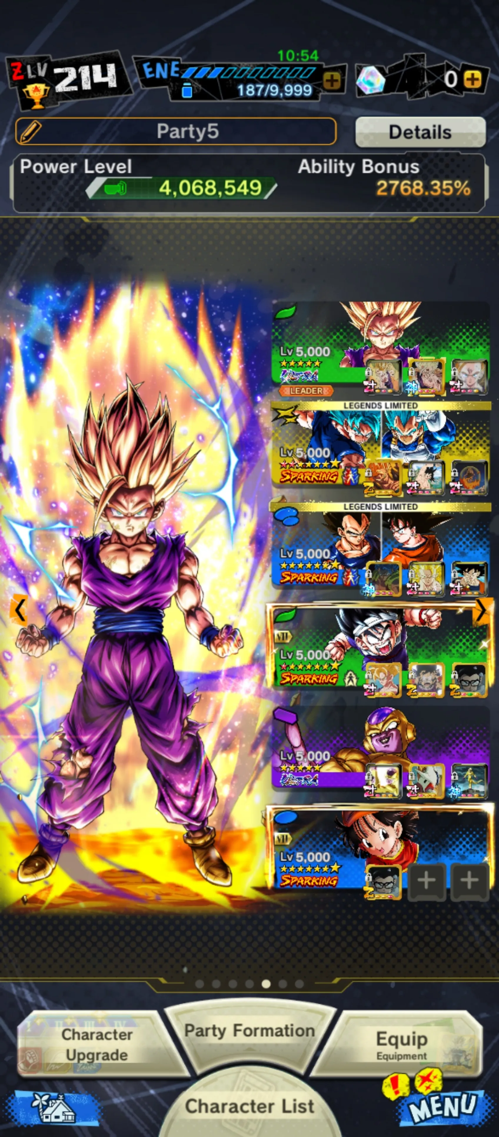 IOS+Android-Full Team Gohan+UL(Gohan+Frieza)+30 Legends Limited+Vip Equipment+New Ultimate Gohan+2 New Fusion God SS Goku and Vegeta+Vegeta and Goku+Goku GT+Piccolo+Goku Uis+SS4 Gogeta+God SS Vegtio+God SS Gogeta+Gammar 1 2+SS4 Goku-DR651