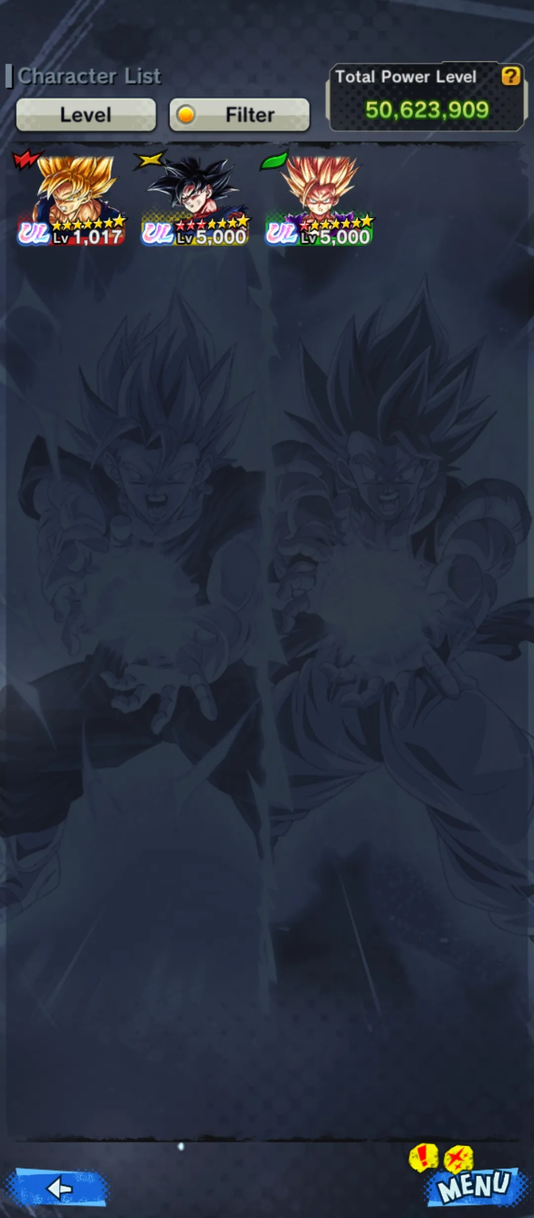 IOS+Android-3 UL(Gohan+Goku Uis)+18 Legends Limited+Good Equipment-Beast Gohan red Star+Fusion God SS Goku and Vegeta+God SS Goku+SS Gohan V3+Namek Goku+Goku GT+Jiren-DR653