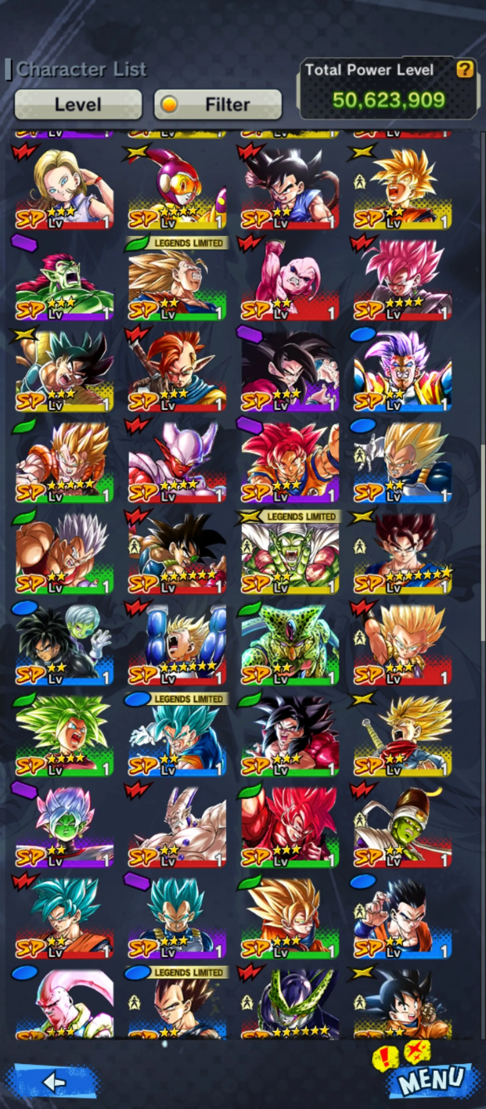 IOS+Android-3 UL(Gohan+Goku Uis)+18 Legends Limited+Good Equipment-Beast Gohan red Star+Fusion God SS Goku and Vegeta+God SS Goku+SS Gohan V3+Namek Goku+Goku GT+Jiren-DR653