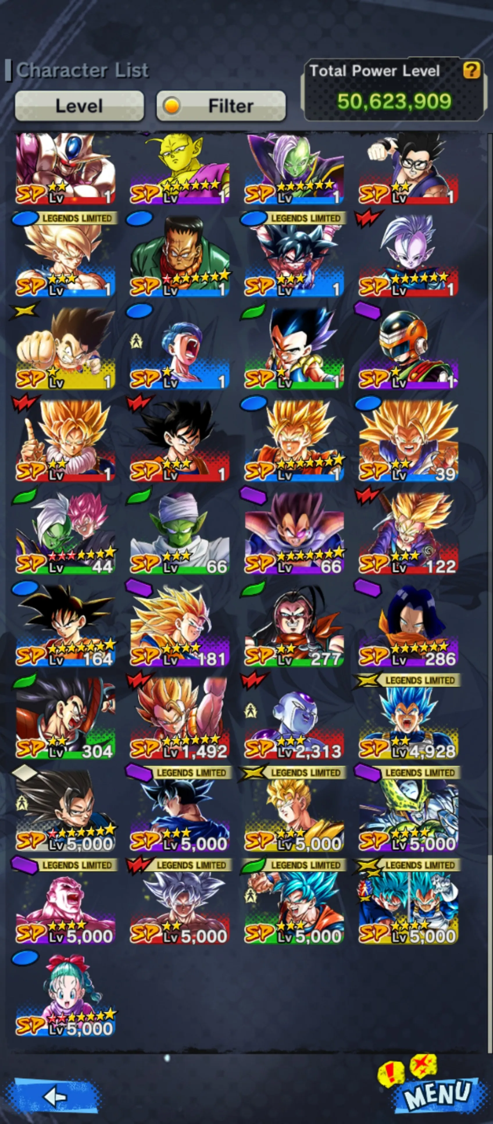 IOS+Android-3 UL(Gohan+Goku Uis)+18 Legends Limited+Good Equipment-Beast Gohan red Star+Fusion God SS Goku and Vegeta+God SS Goku+SS Gohan V3+Namek Goku+Goku GT+Jiren-DR653
