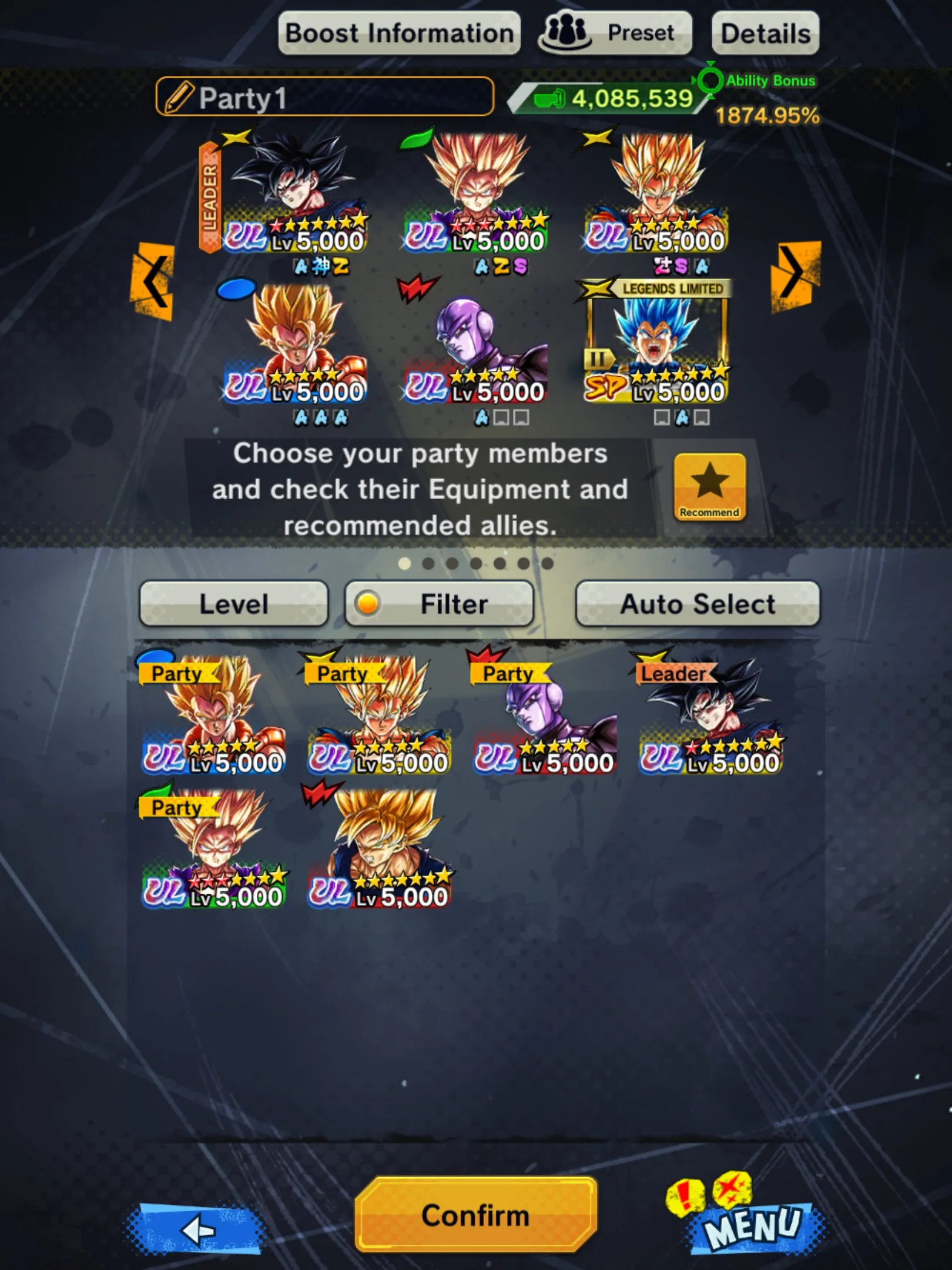 DR646-IOS+Androi-6 UL(Goku Uis+Gohan+Super Vegito+Super Gogeta+Hit)+19 Legends Limited-SS4 Gogeta+Goku and Vegeta+Beast Gohan+God SS Vegito+God SS Vegeta Zenkai+God SS Gogeta-DR646