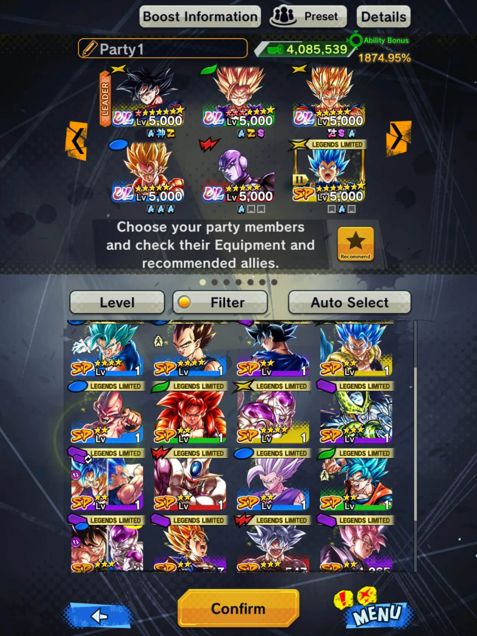 DR646-IOS+Androi-6 UL(Goku Uis+Gohan+Super Vegito+Super Gogeta+Hit)+19 Legends Limited-SS4 Gogeta+Goku and Vegeta+Beast Gohan+God SS Vegito+God SS Vegeta Zenkai+God SS Gogeta-DR646