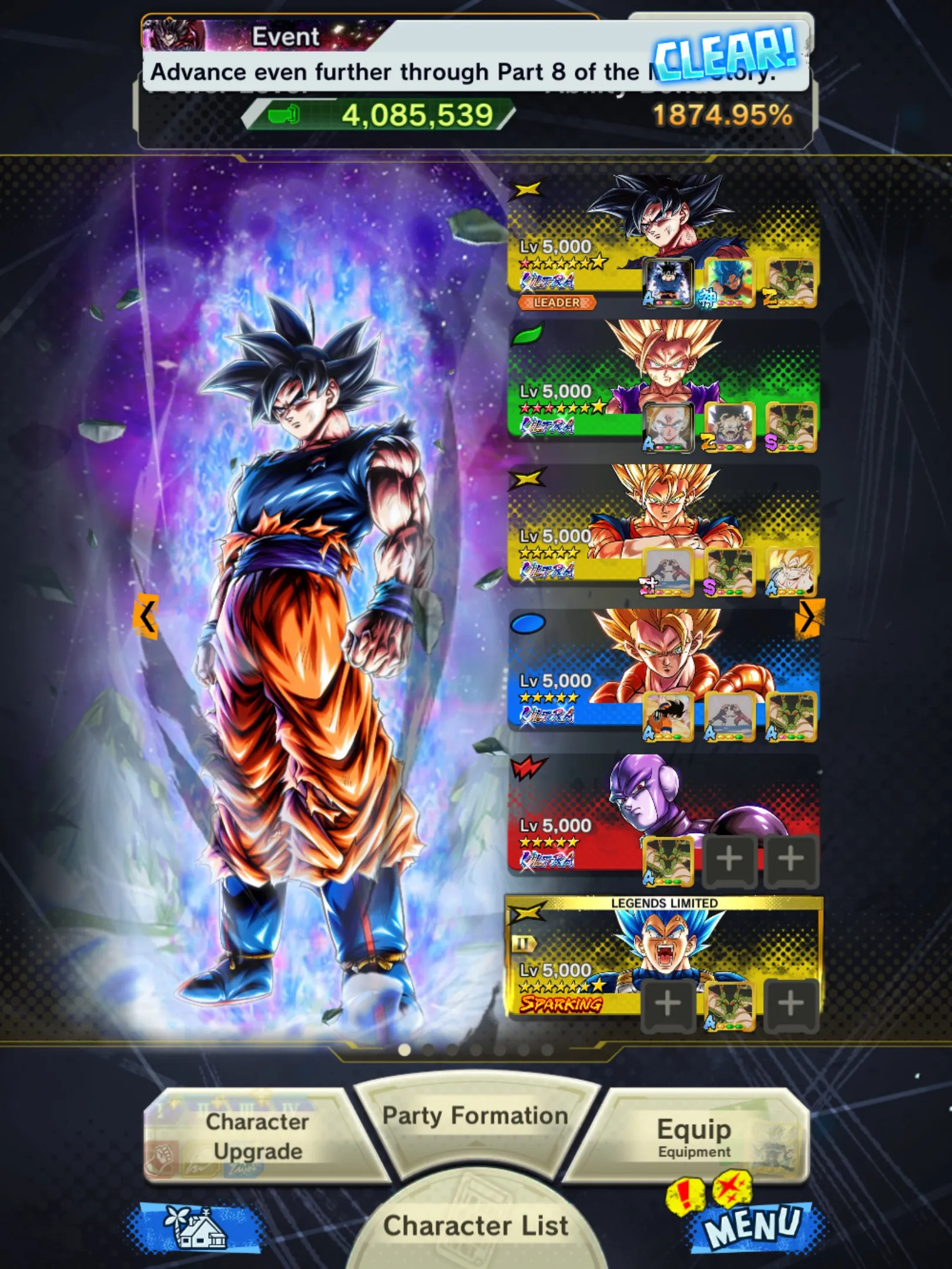 DR646-IOS+Androi-6 UL(Goku Uis+Gohan+Super Vegito+Super Gogeta+Hit)+19 Legends Limited-SS4 Gogeta+Goku and Vegeta+Beast Gohan+God SS Vegito+God SS Vegeta Zenkai+God SS Gogeta-DR646