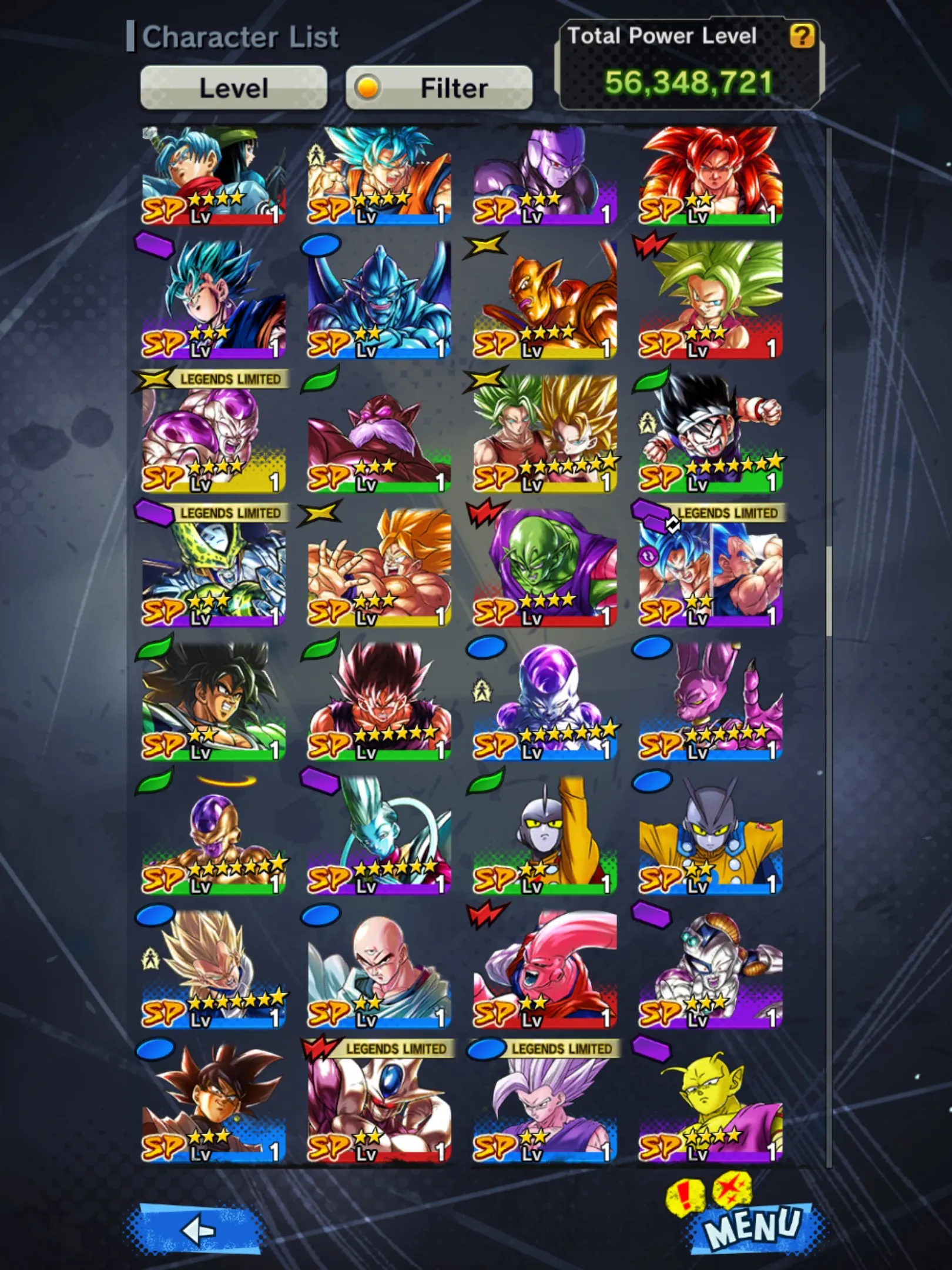 DR646-IOS+Androi-6 UL(Goku Uis+Gohan+Super Vegito+Super Gogeta+Hit)+19 Legends Limited-SS4 Gogeta+Goku and Vegeta+Beast Gohan+God SS Vegito+God SS Vegeta Zenkai+God SS Gogeta-DR646