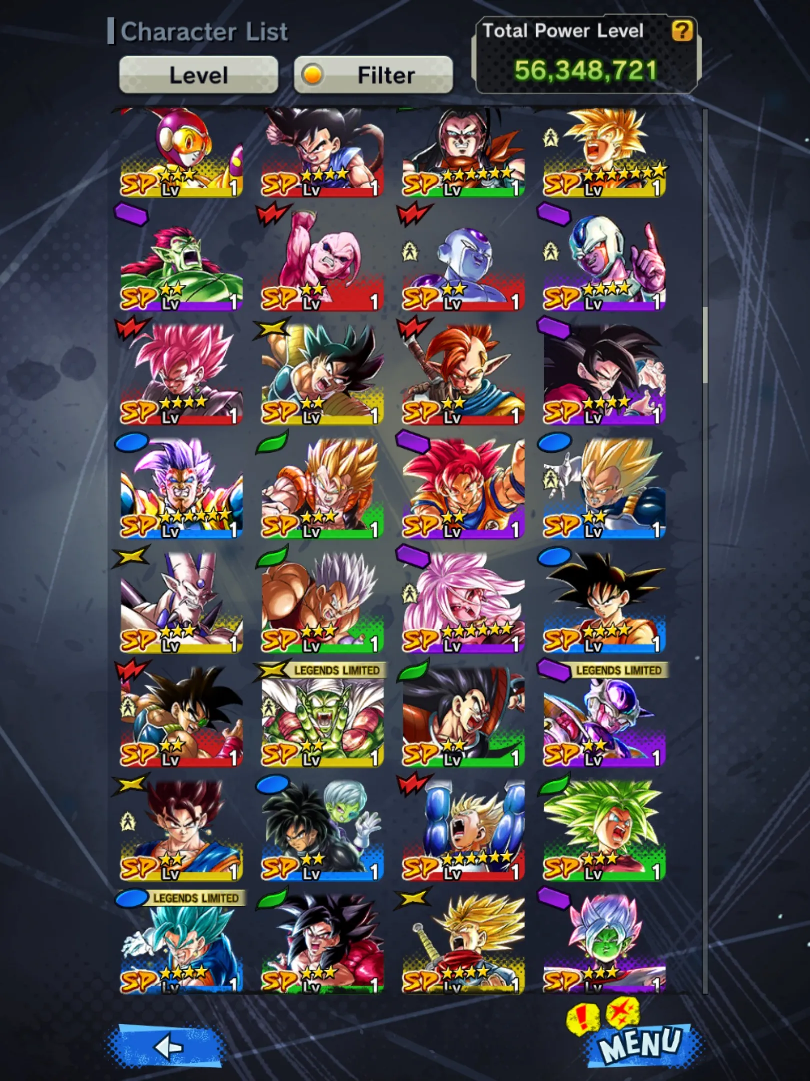 DR646-IOS+Androi-6 UL(Goku Uis+Gohan+Super Vegito+Super Gogeta+Hit)+19 Legends Limited-SS4 Gogeta+Goku and Vegeta+Beast Gohan+God SS Vegito+God SS Vegeta Zenkai+God SS Gogeta-DR646